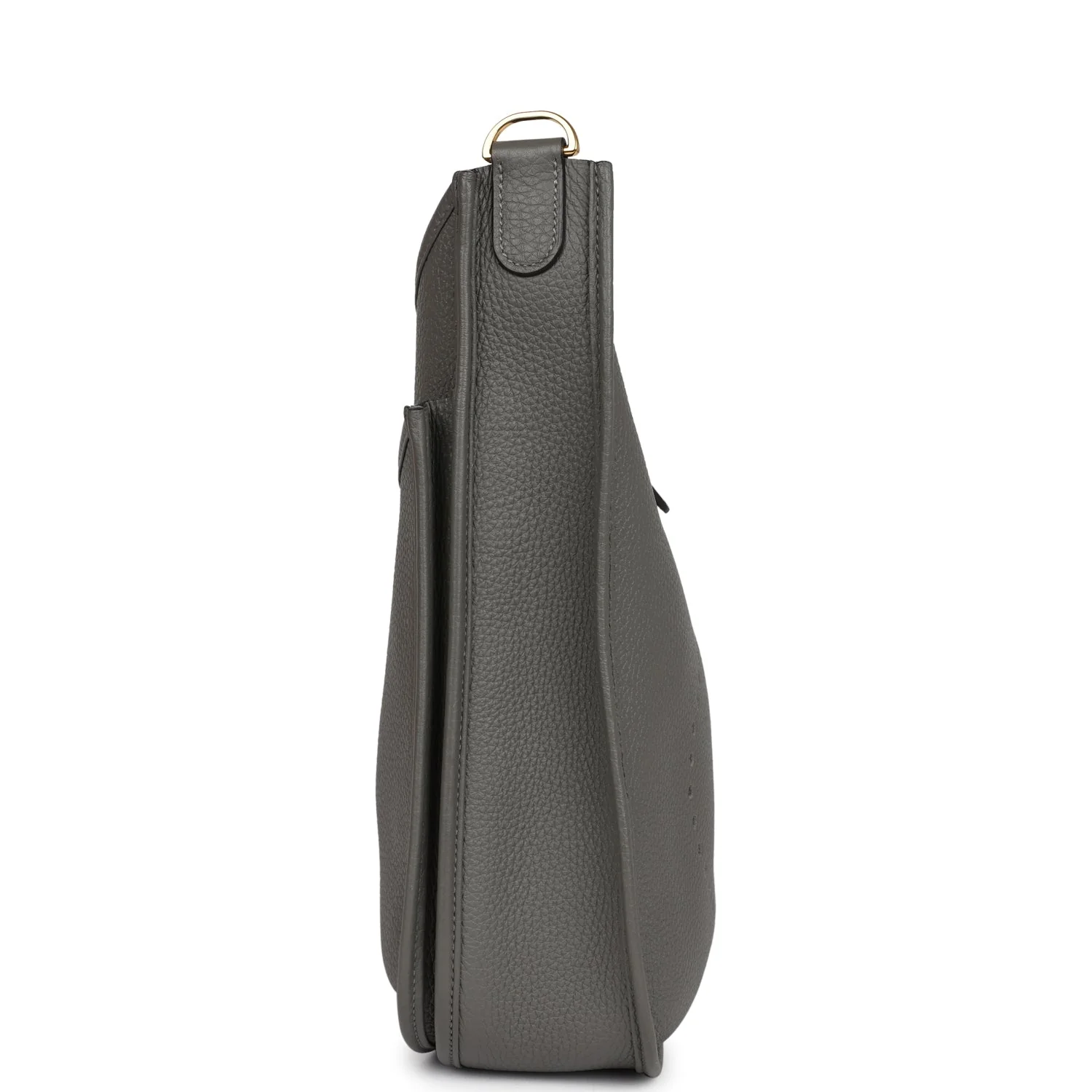 Replicate Hermes Evelyne III PM Gris Meyer Clemence Gold Hardware(1:1 replica)