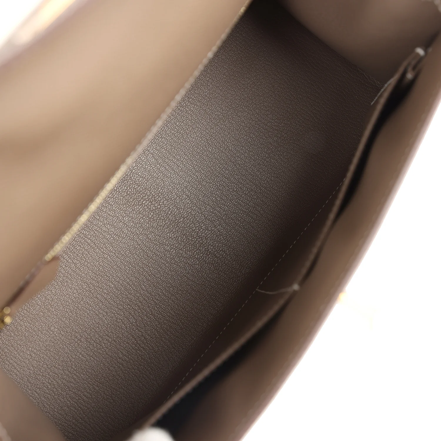 Replicate Hermes Kelly Sellier 28 Etoupe Epsom Gold Hardware(1:1 replica)