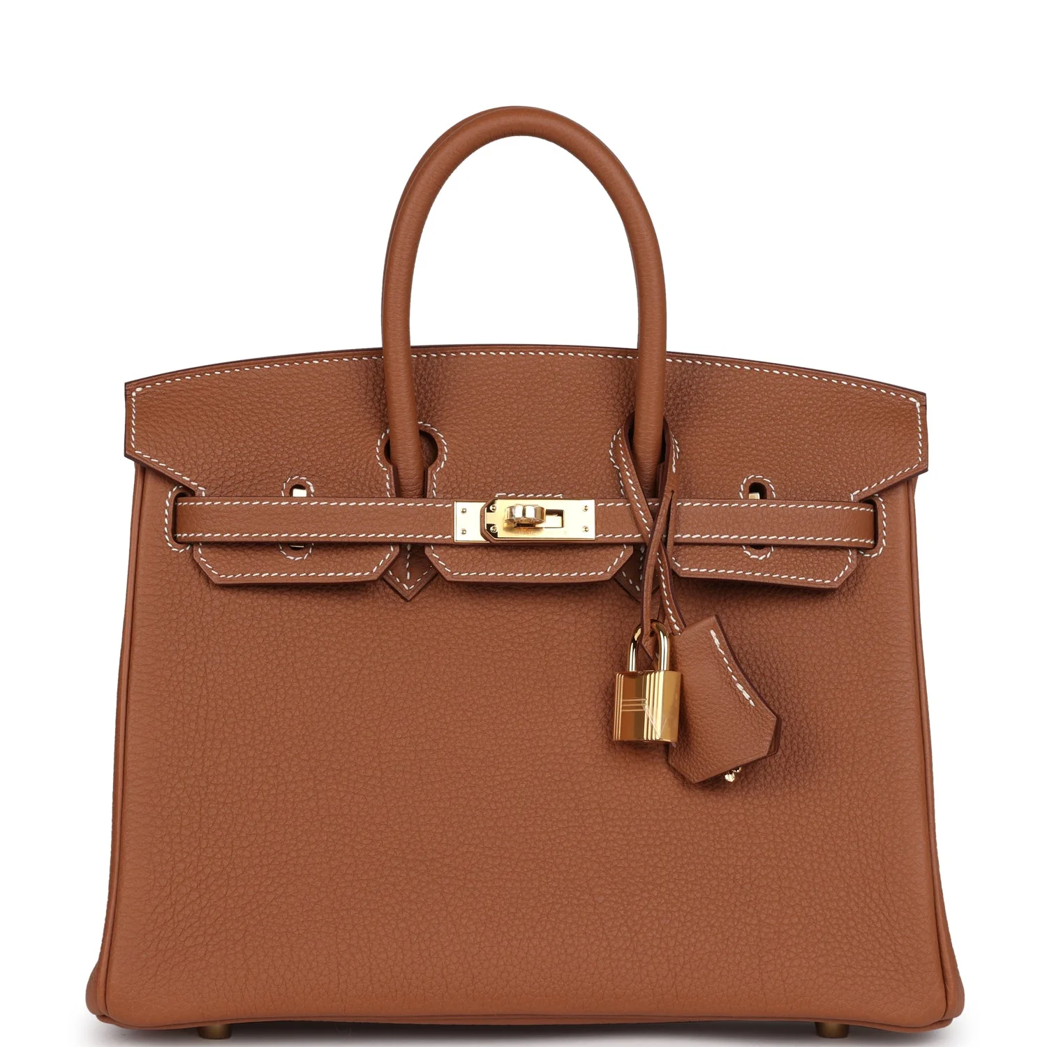 Replicate Hermes Birkin 25 Gold Togo Gold Hardware(1:1 replica)