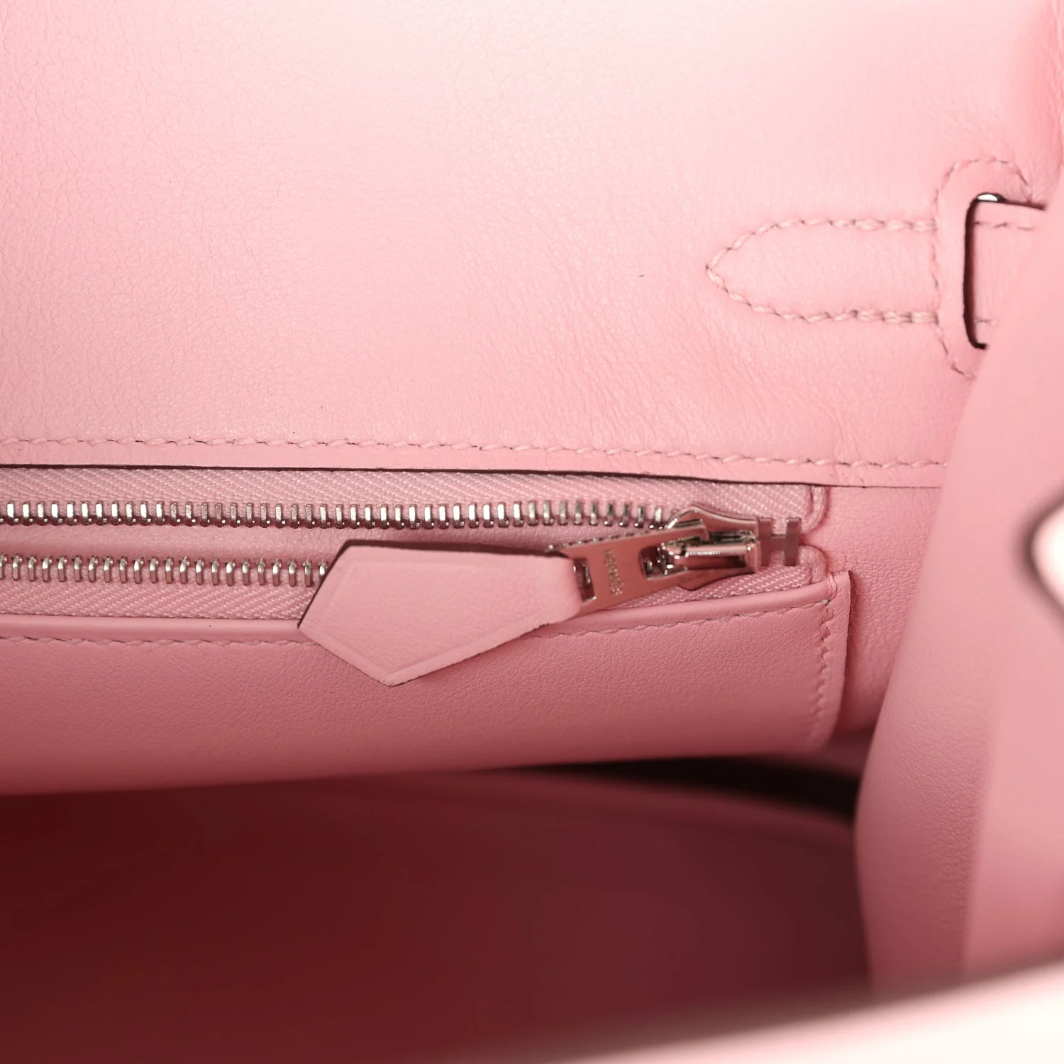 Replicate Hermes Birkin 25 Rose Sakura Swift Palladium Hardware(1:1 replica)