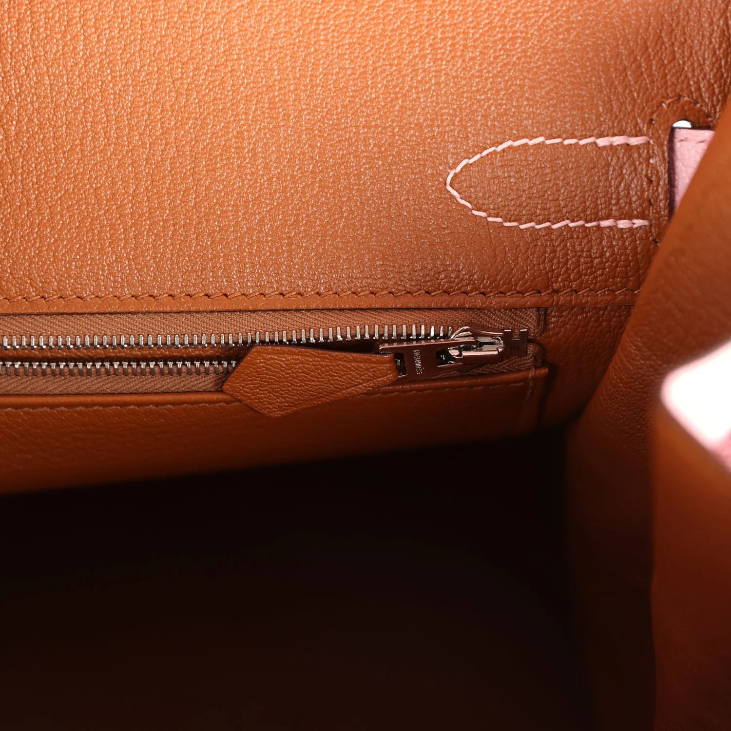 Replicate Hermes Special Order (HSS) Birkin 30 Rose Sakura Verso Chèvre Palladium Hardware(1:1 replica)