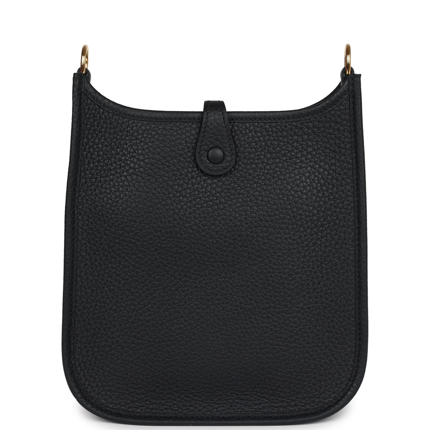 Replicate Hermes Evelyne TPM Black Clemence Gold Hardware(1:1 replica)