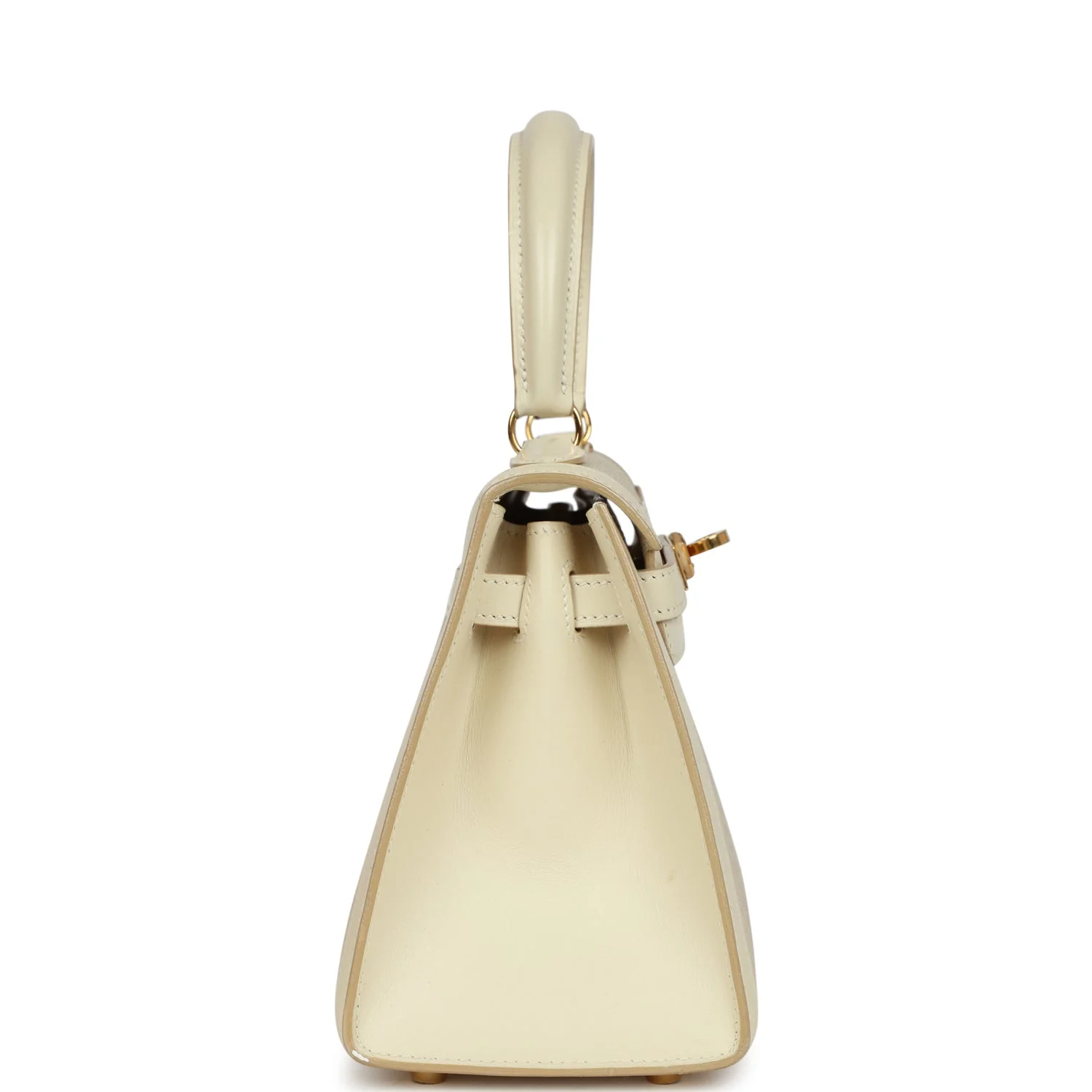 Replicate Vintage Hermes Kelly Sellier 20 Parchemin Crinoline and Box Gold Hardware(1:1 replica)