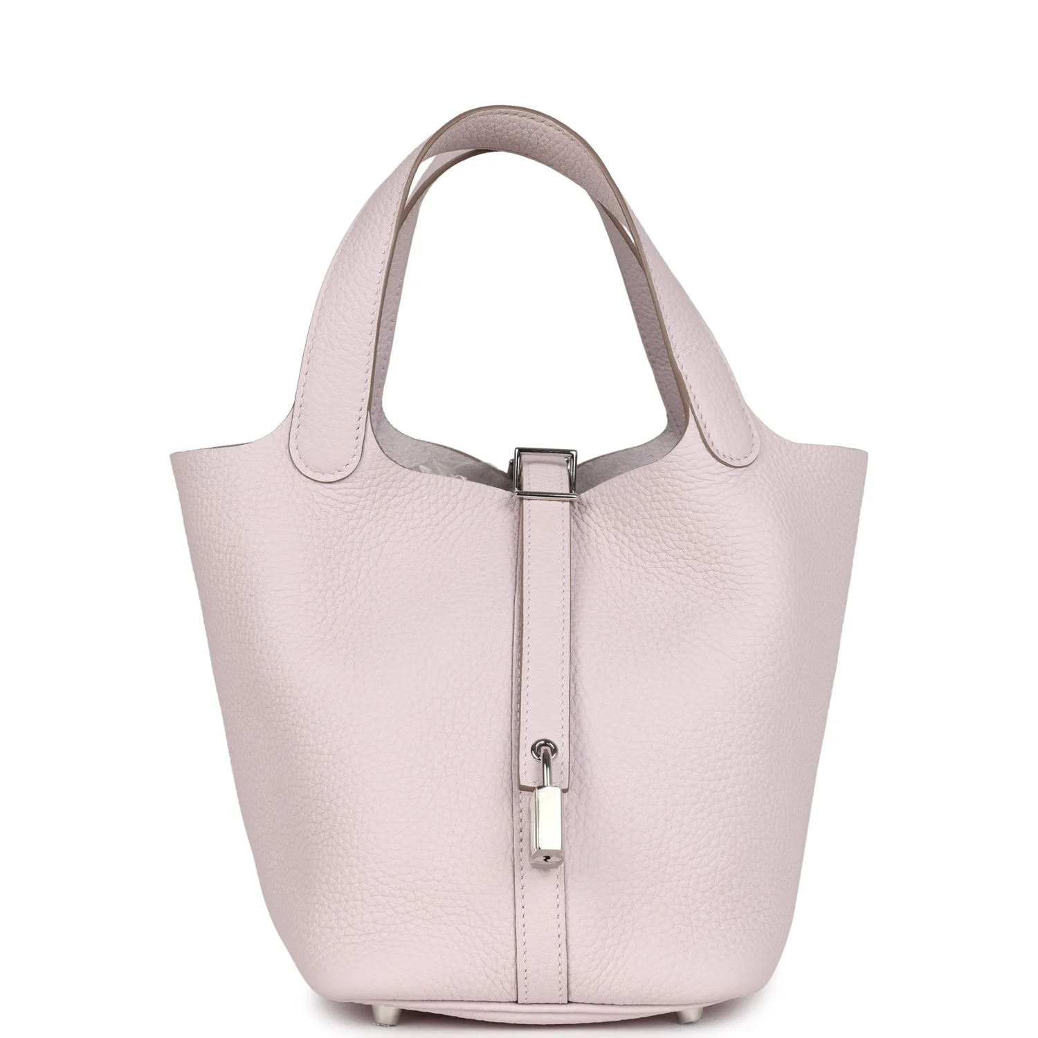 Replicate Hermes Picotin Lock 18 Mauve Pale Clemence Palladium Hardware(1:1 replica)