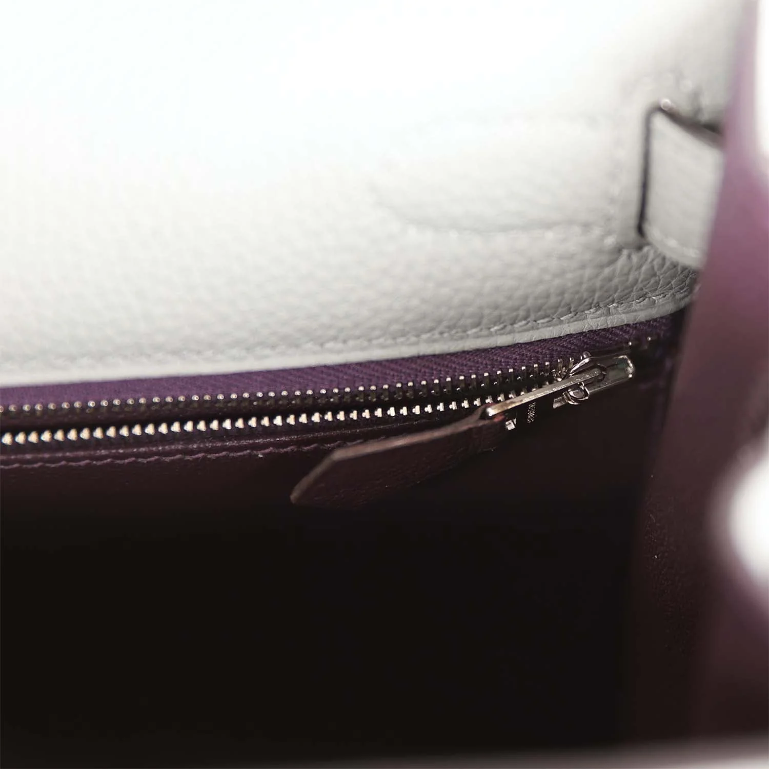 Replicate Hermes Special Order (HSS) Kelly Sellier 28 Gris Mouette Verso Togo Brushed Palladium Hardware(1:1 replica)