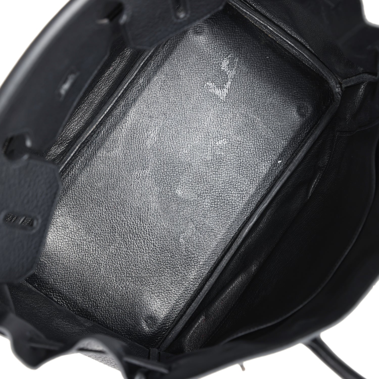 Replicate Vintage Hermes Birkin 35 Black Clemence Palladium Hardware(1:1 replica)