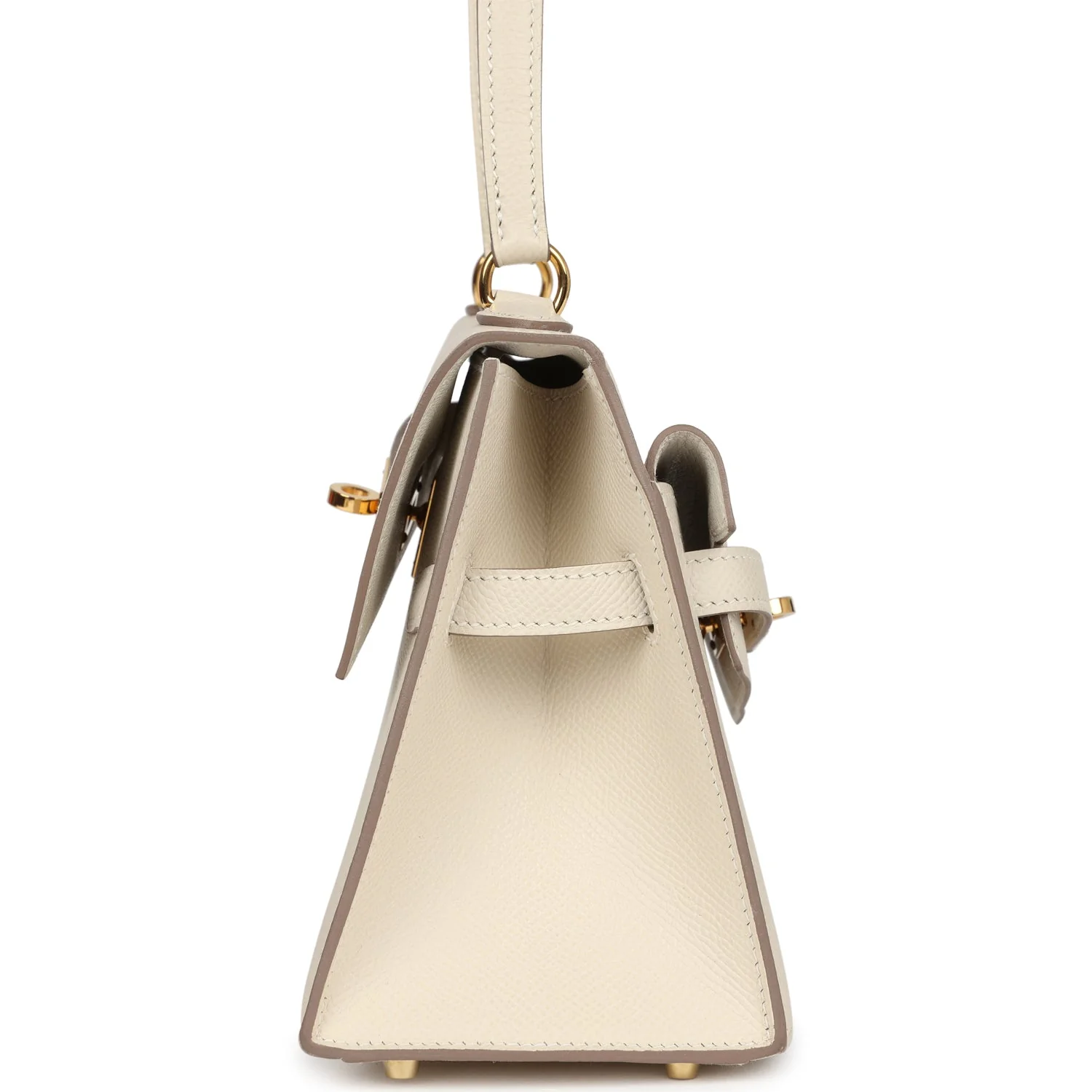 Replicate Hermes Kelly Sellier en Desordre 20 Craie Epsom Gold Hardware(1:1 replica)