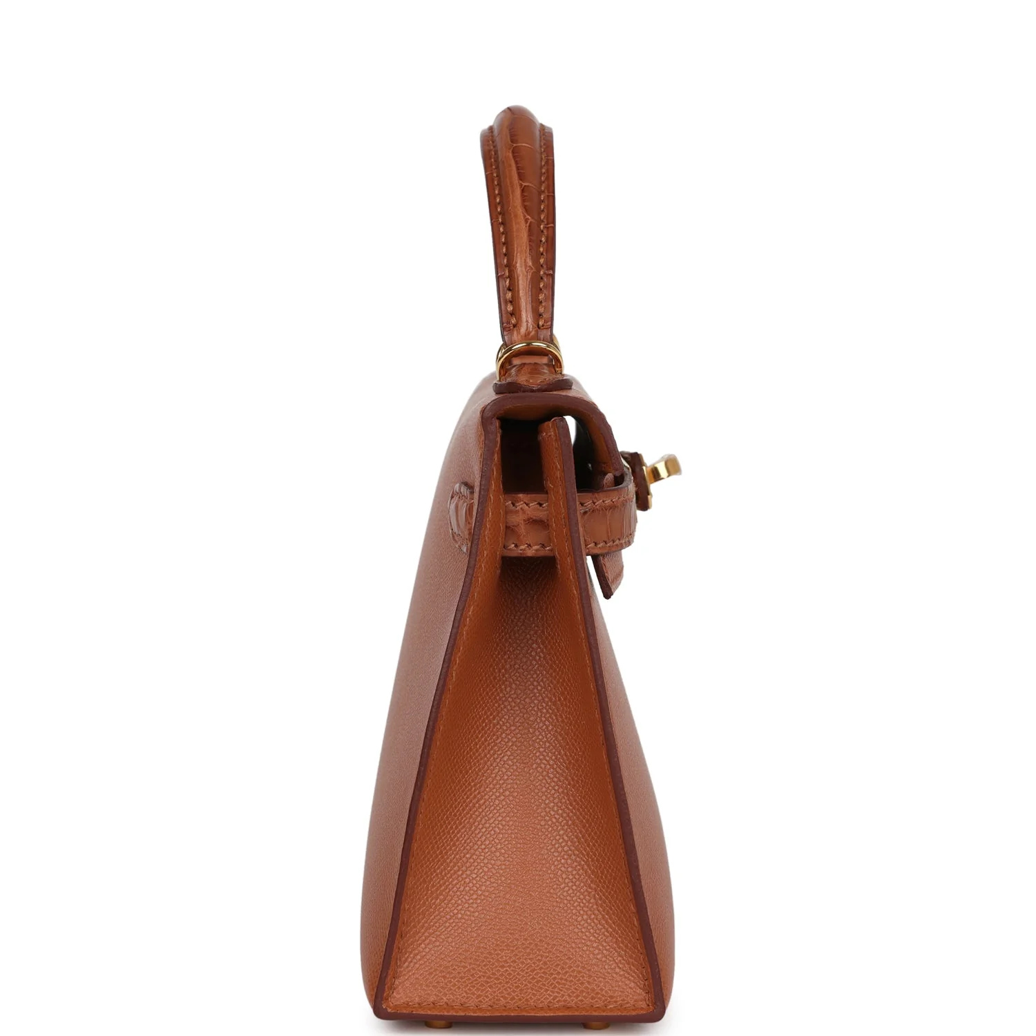 Replicate Hermes Kelly Sellier 20 Gold Madame and Matte Alligator Touch Gold Hardware(1:1 replica)