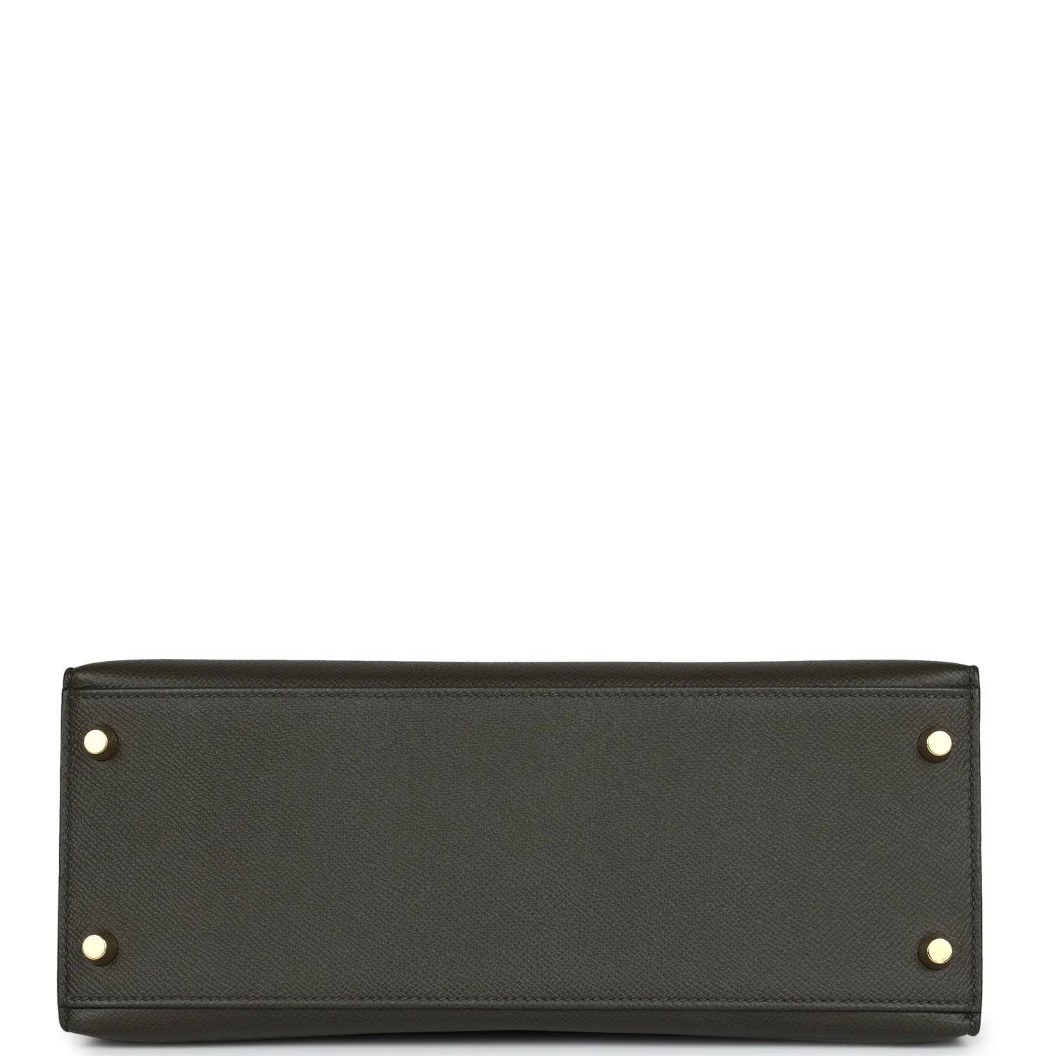 Replicate Hermes Kelly Sellier 28 Vert De Gris Epsom Gold Hardware(1:1 replica)