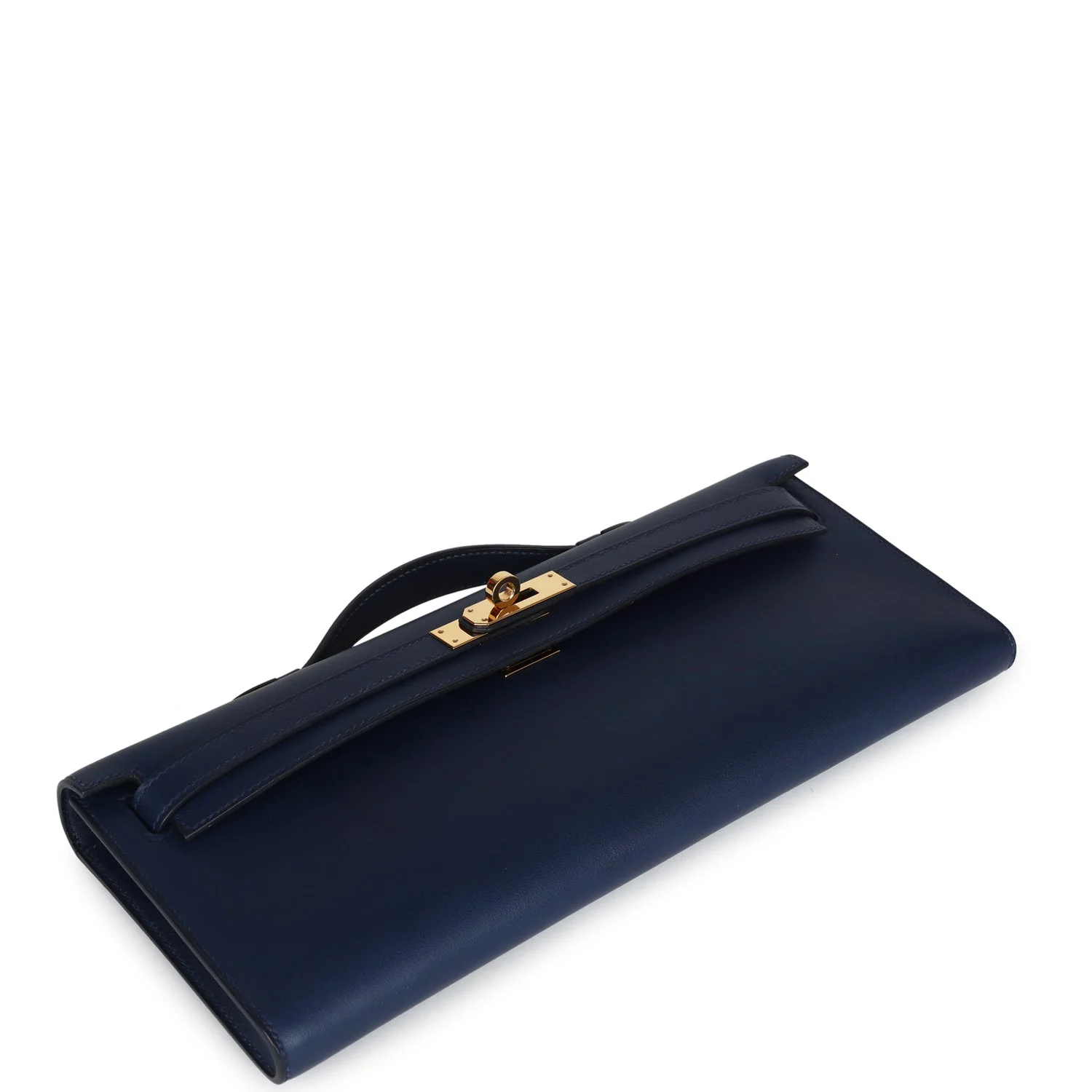 Replicate Hermes Kelly Cut Bleu Navy Swift Gold Hardware(1:1 replica)