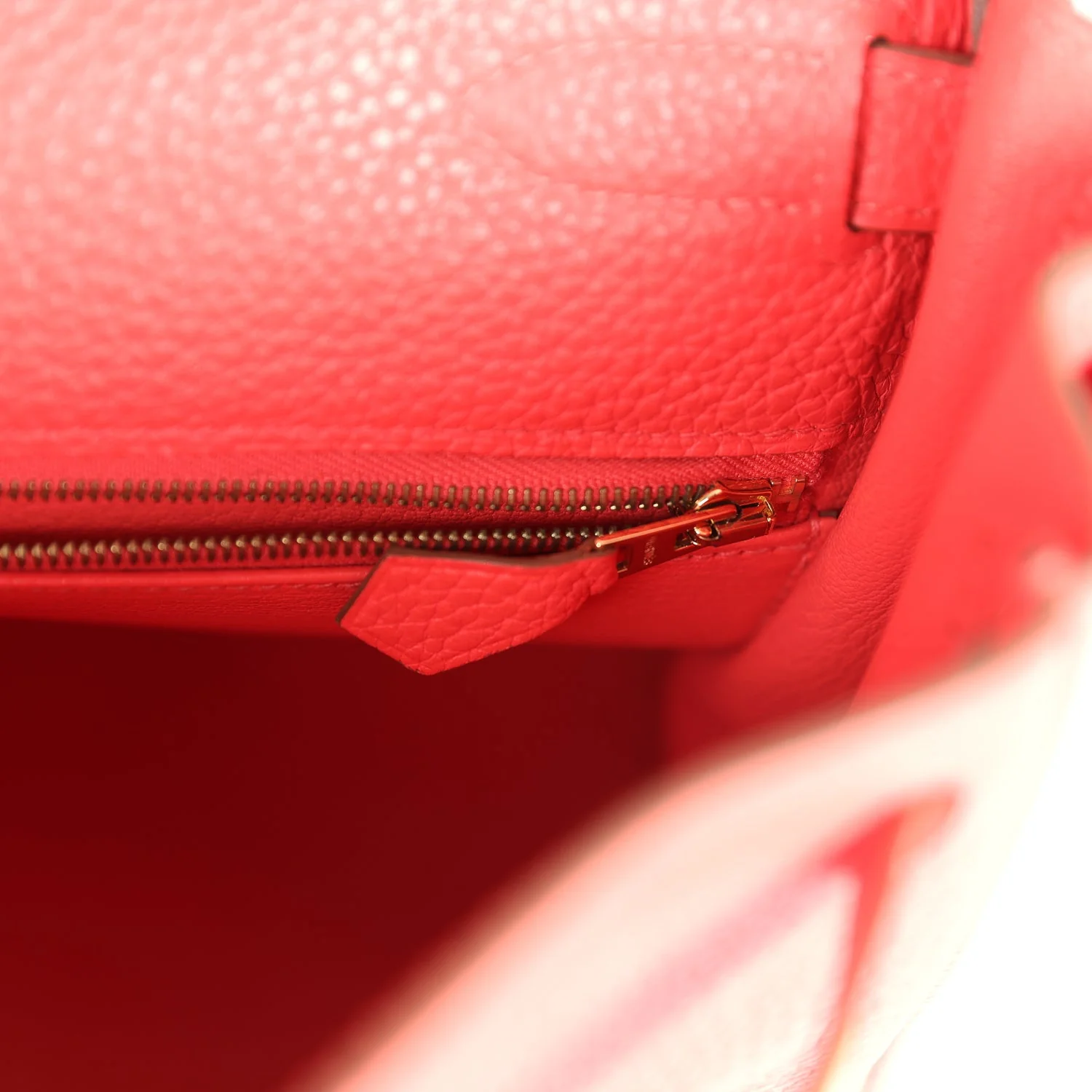 Replicate Hermes Kelly Retourne 28 Rose Jaipur Clemence Gold Hardware(1:1 replica)