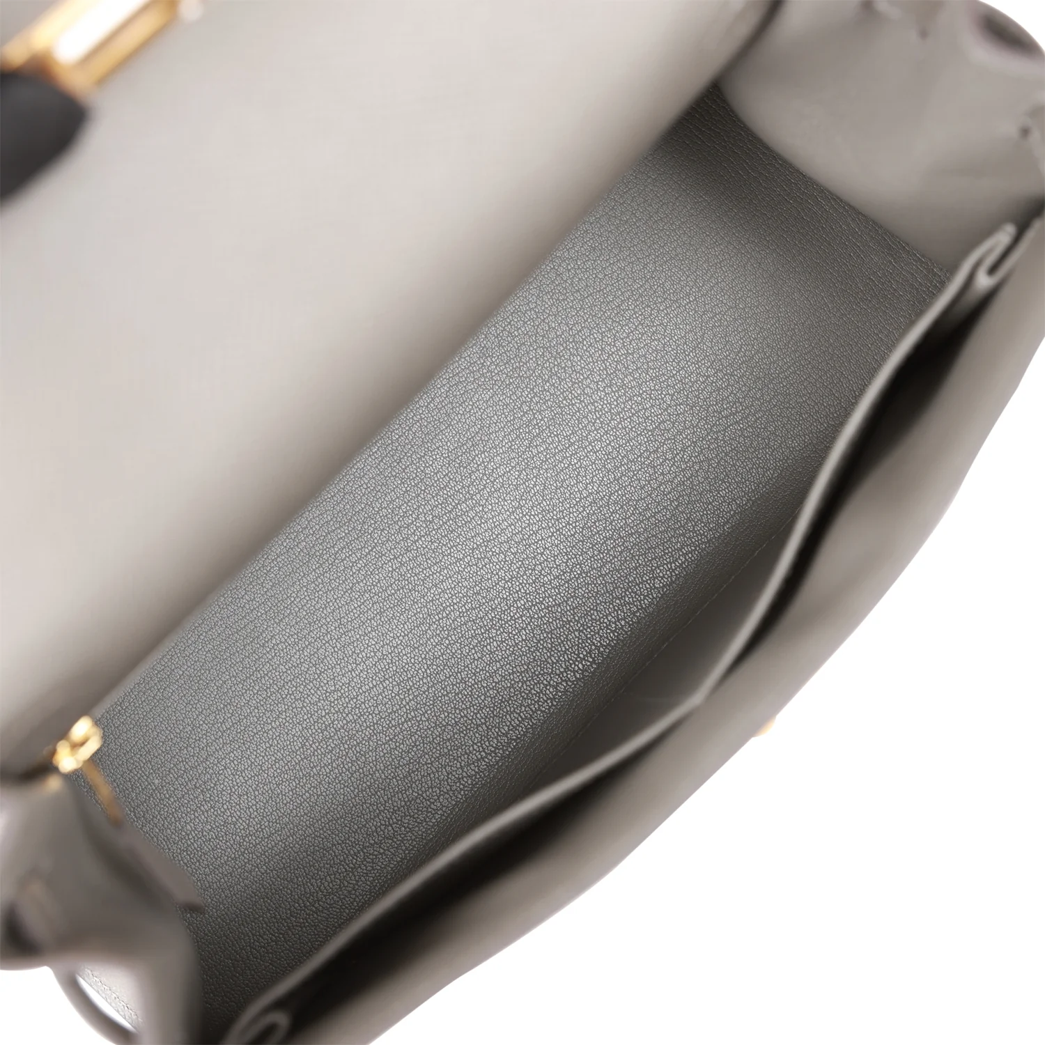 Replicate Hermes Kelly Sellier 28 Gris Meyer Epsom Gold Hardware(1:1 replica)
