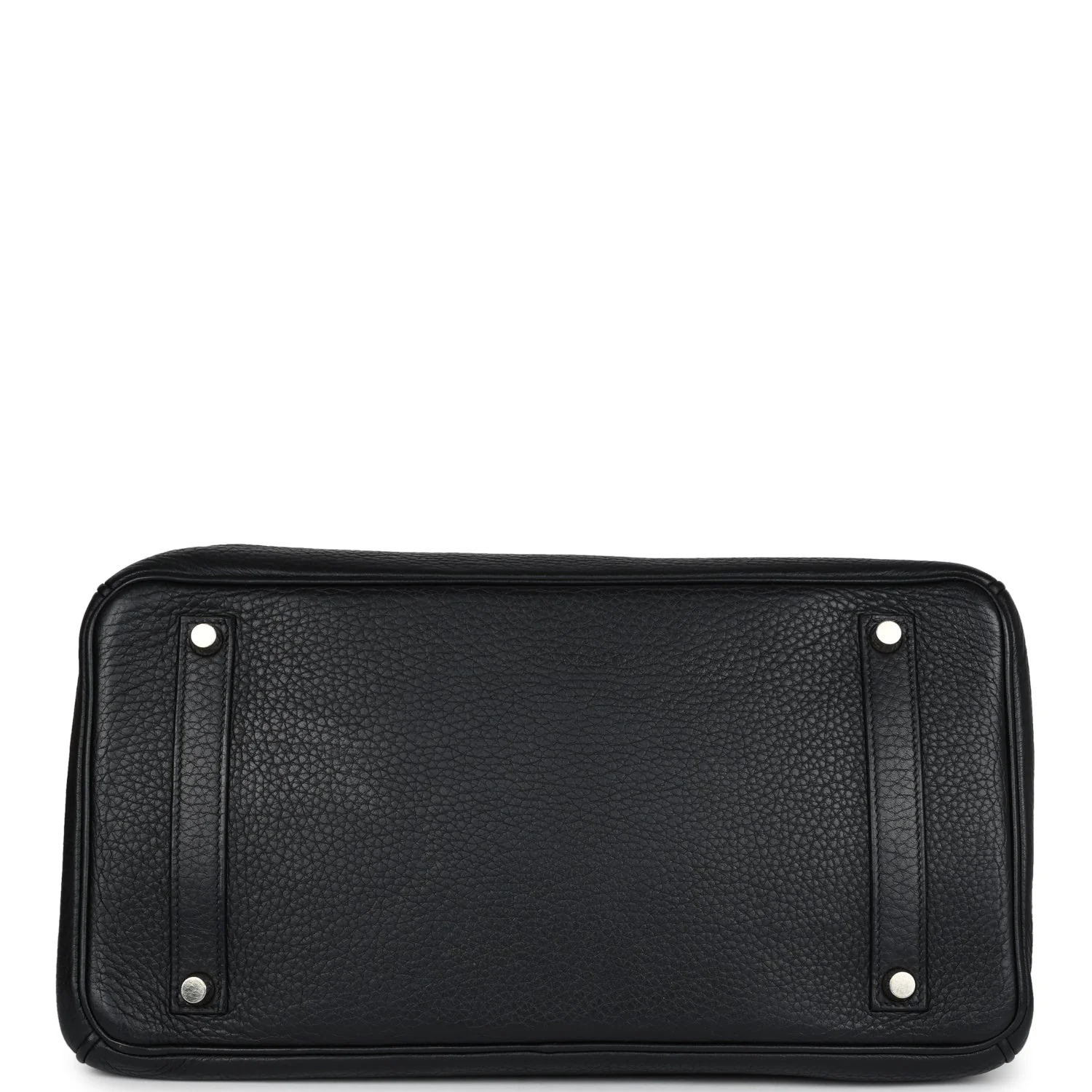 Replicate Vintage Hermes Birkin 35 Black Clemence Palladium Hardware(1:1 replica)