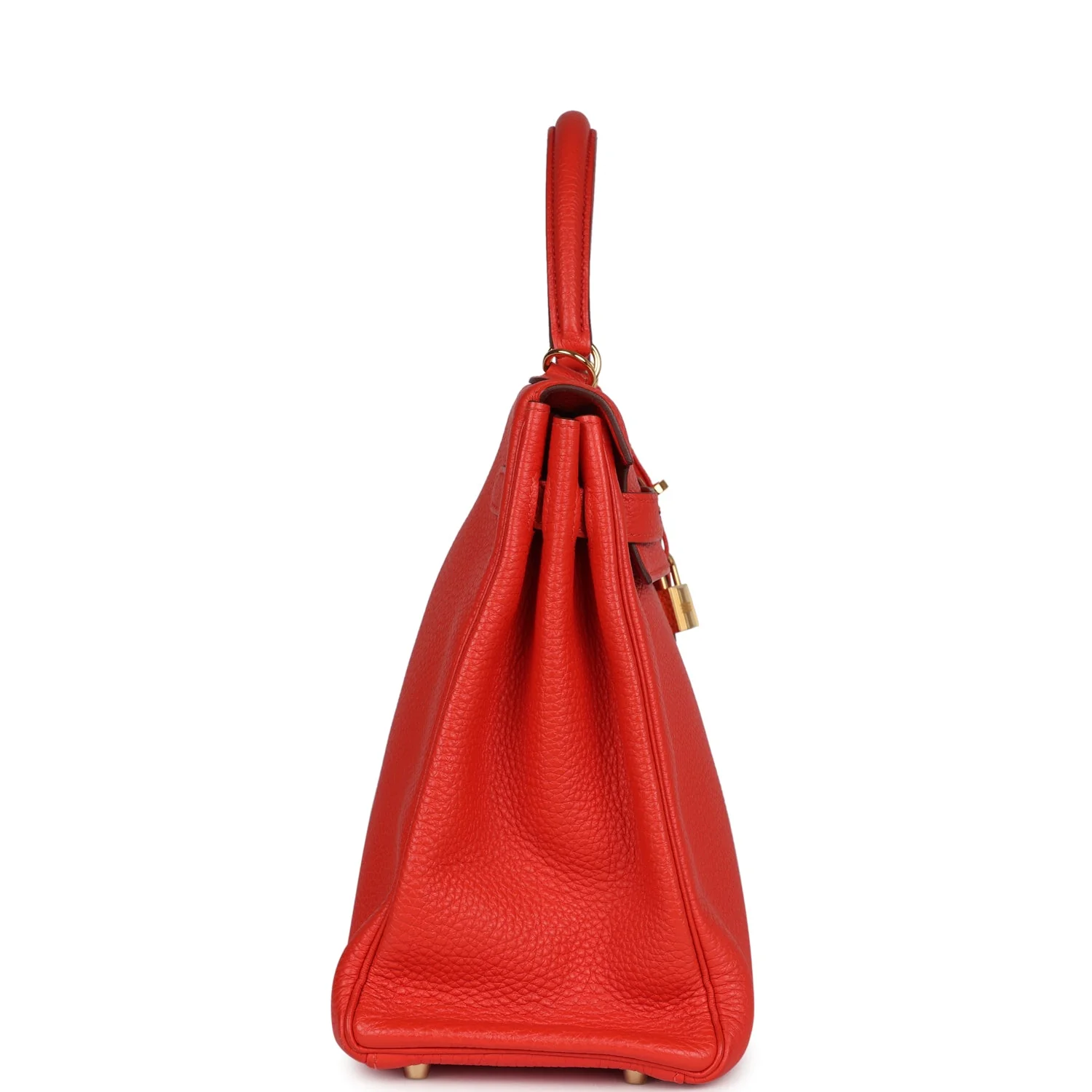 Replicate Hermes Kelly Retourne 35 Capucine Togo Gold Hardware(1:1 replica)
