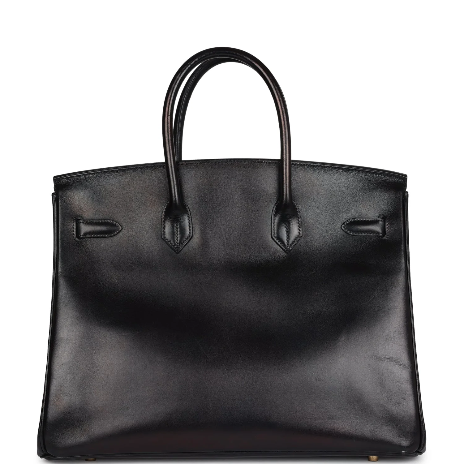 Replicate Hermes Birkin 35 Black Box Gold Hardware(1:1 replica)