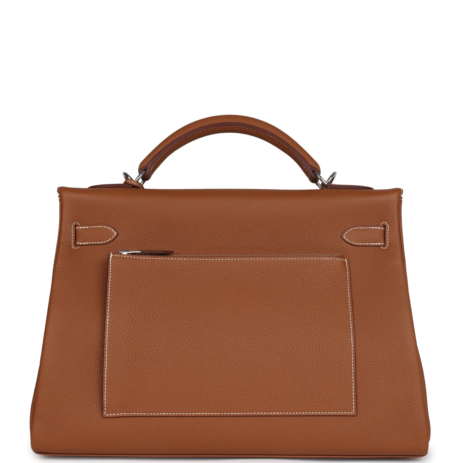 Replicate Hermes Kelly 42 Maxi Gold Togo Palladium Hardware(1:1 replica)