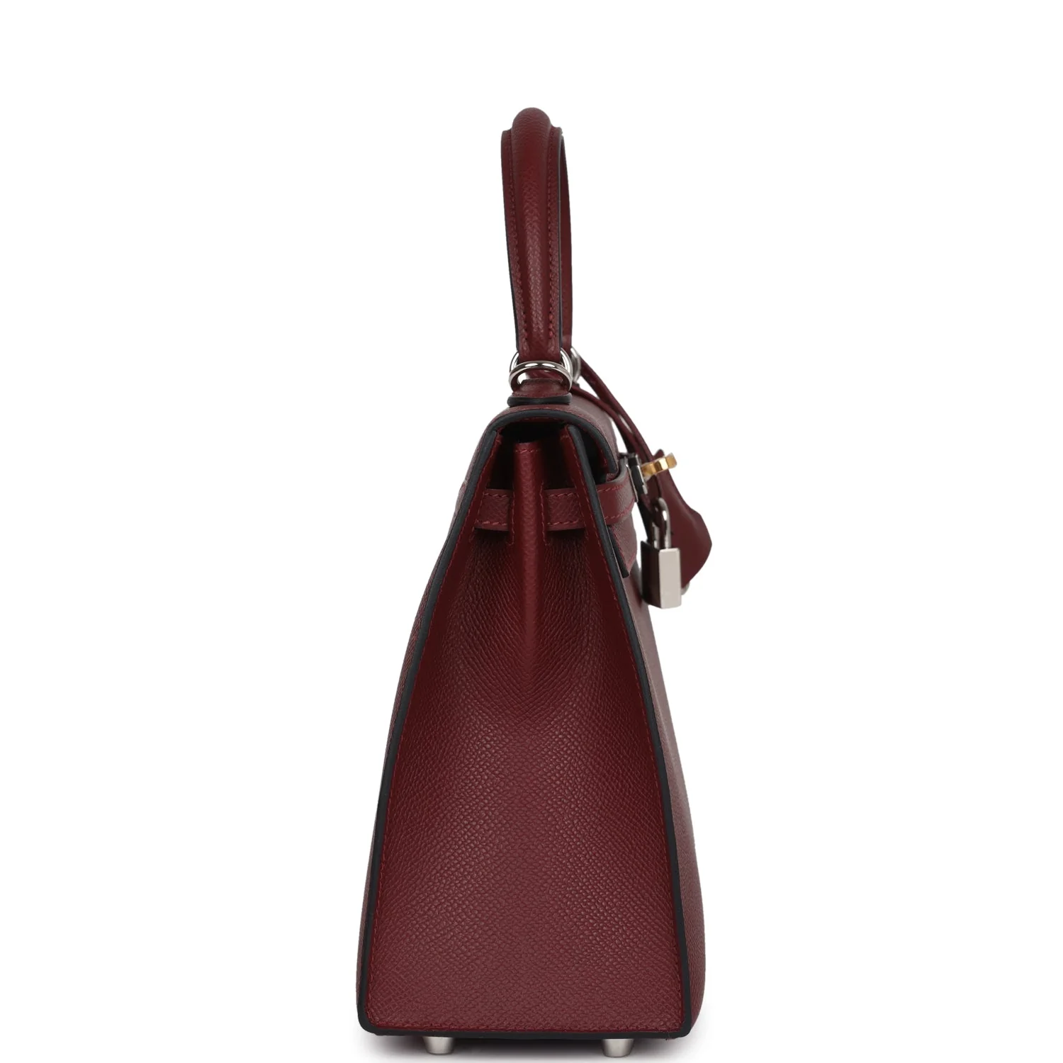 Replicate Hermes Kelly Sellier 25 Rouge H Epsom Electrum Hardware(1:1 replica)