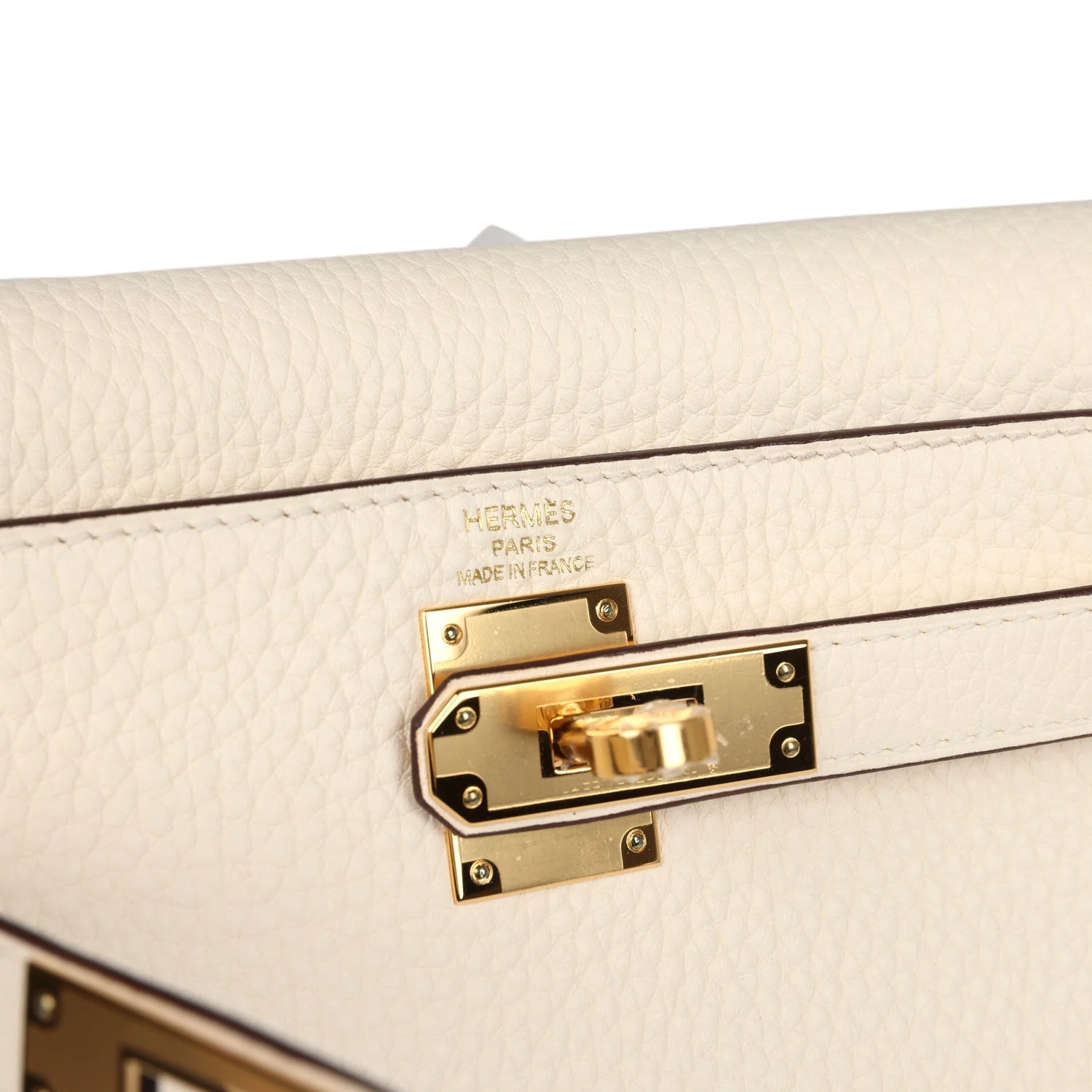 Replicate Hermes Kelly Ado II Backpack Nata Clemence Gold Hardware(1:1 replica)