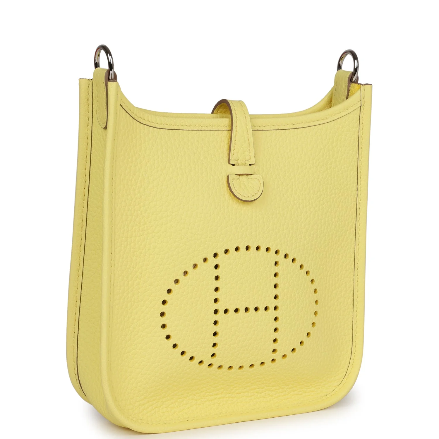 Replicate Hermes Evelyne TPM Limoncello Clemence Palladium Hardware(1:1 replica)