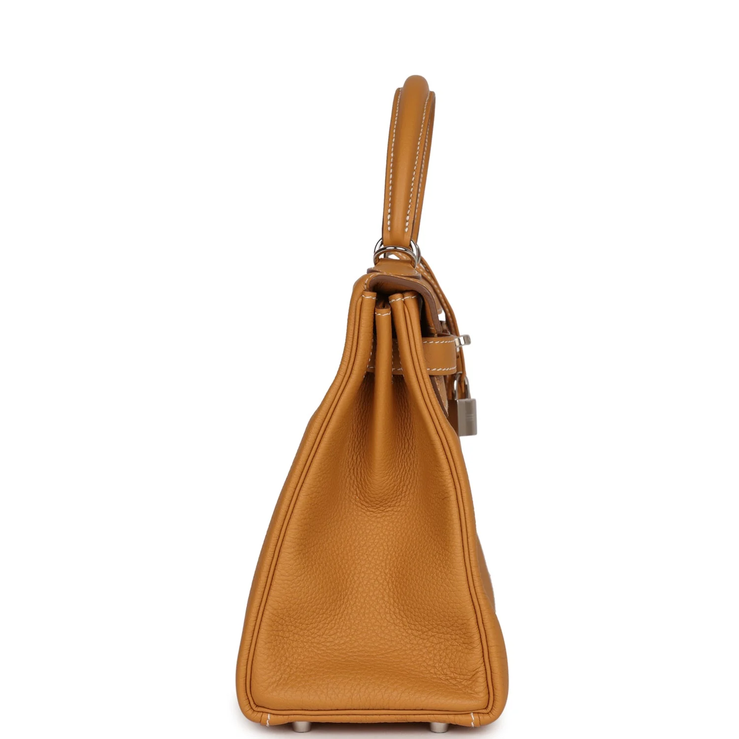 Replicate Hermes Kelly Retourne 28 Naturel Sable Togo Palladium Hardware(1:1 replica)