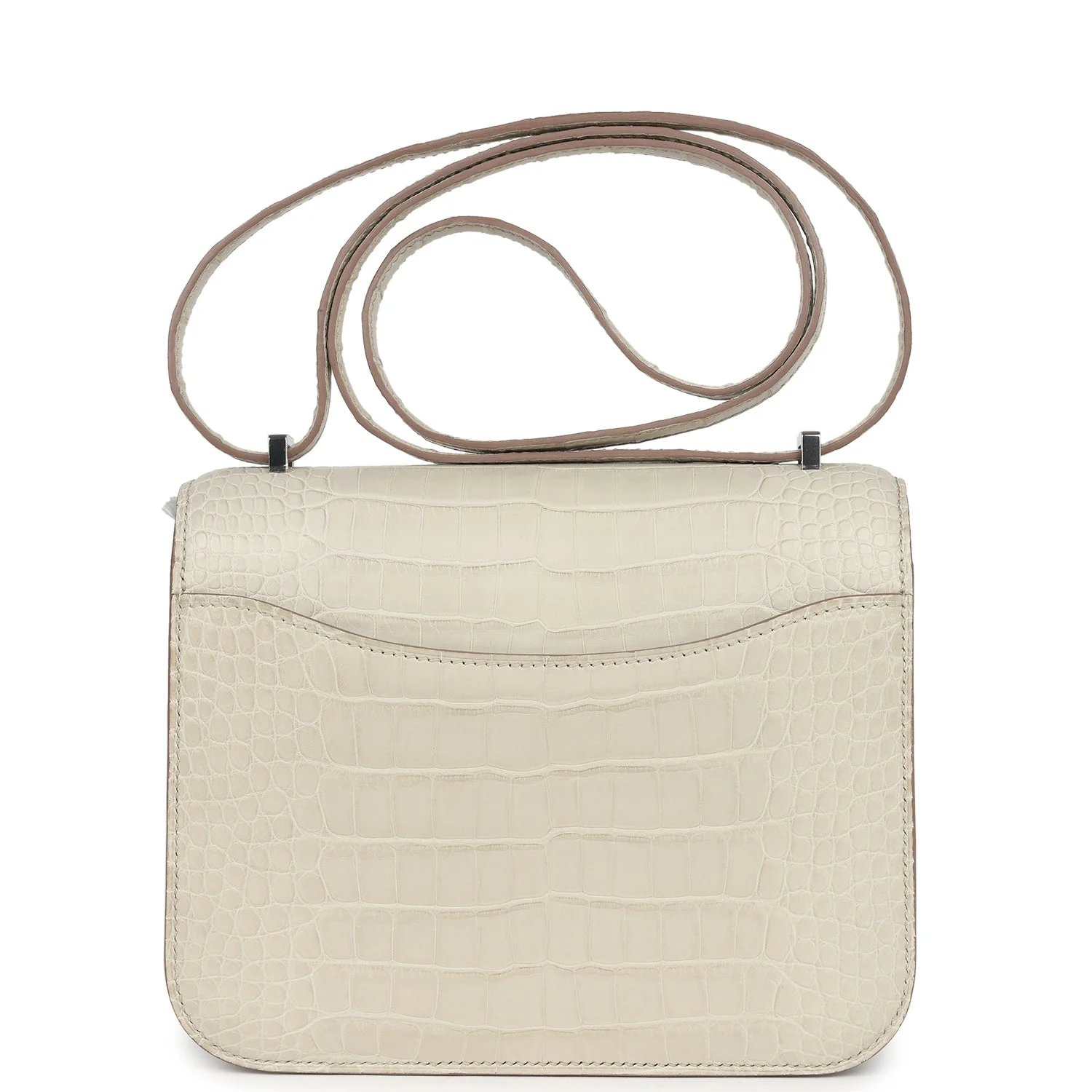 Replicate Hermes Constance 18 Beton Matte Alligator Palladium Hardware(1:1 replica)