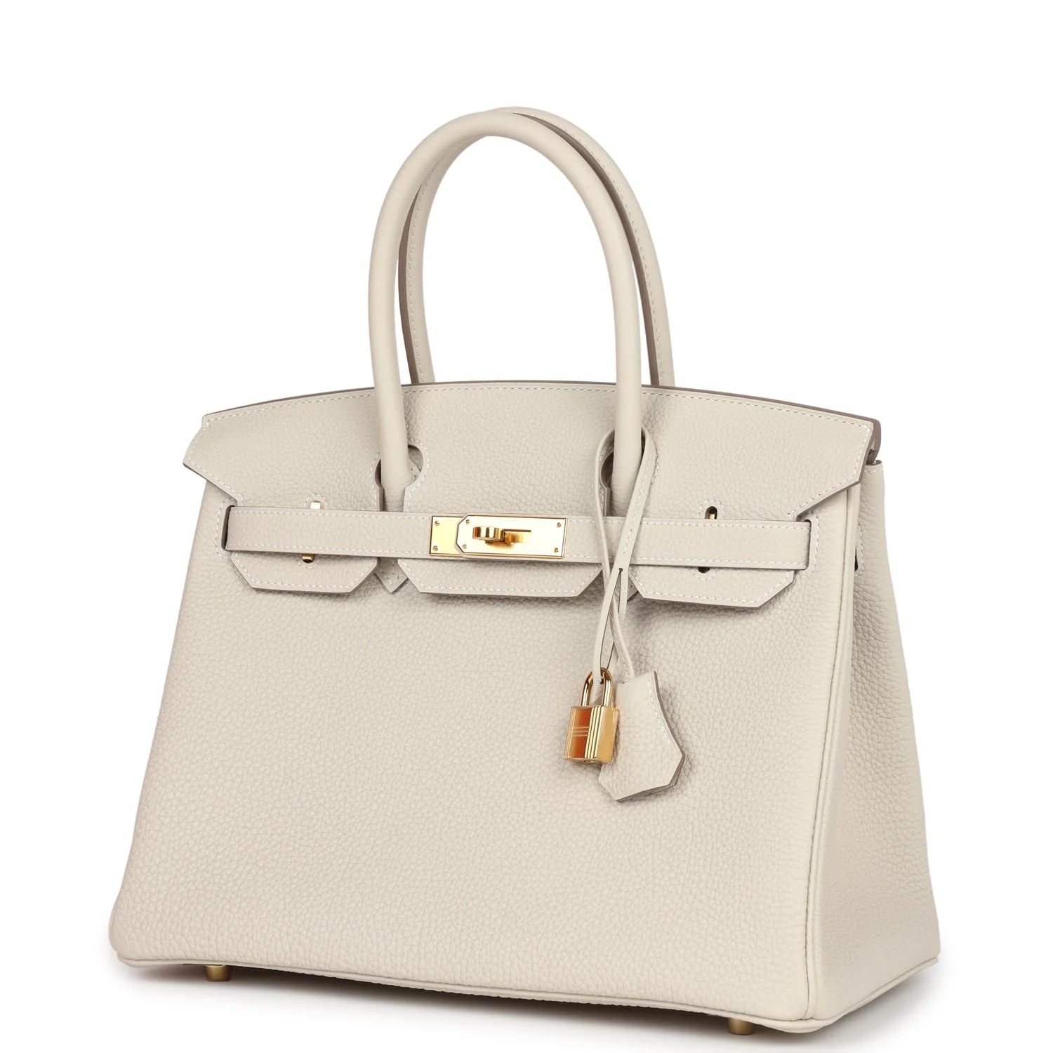 Replicate Hermes Birkin 30 Craie Togo Gold Hardware(1:1 replica)