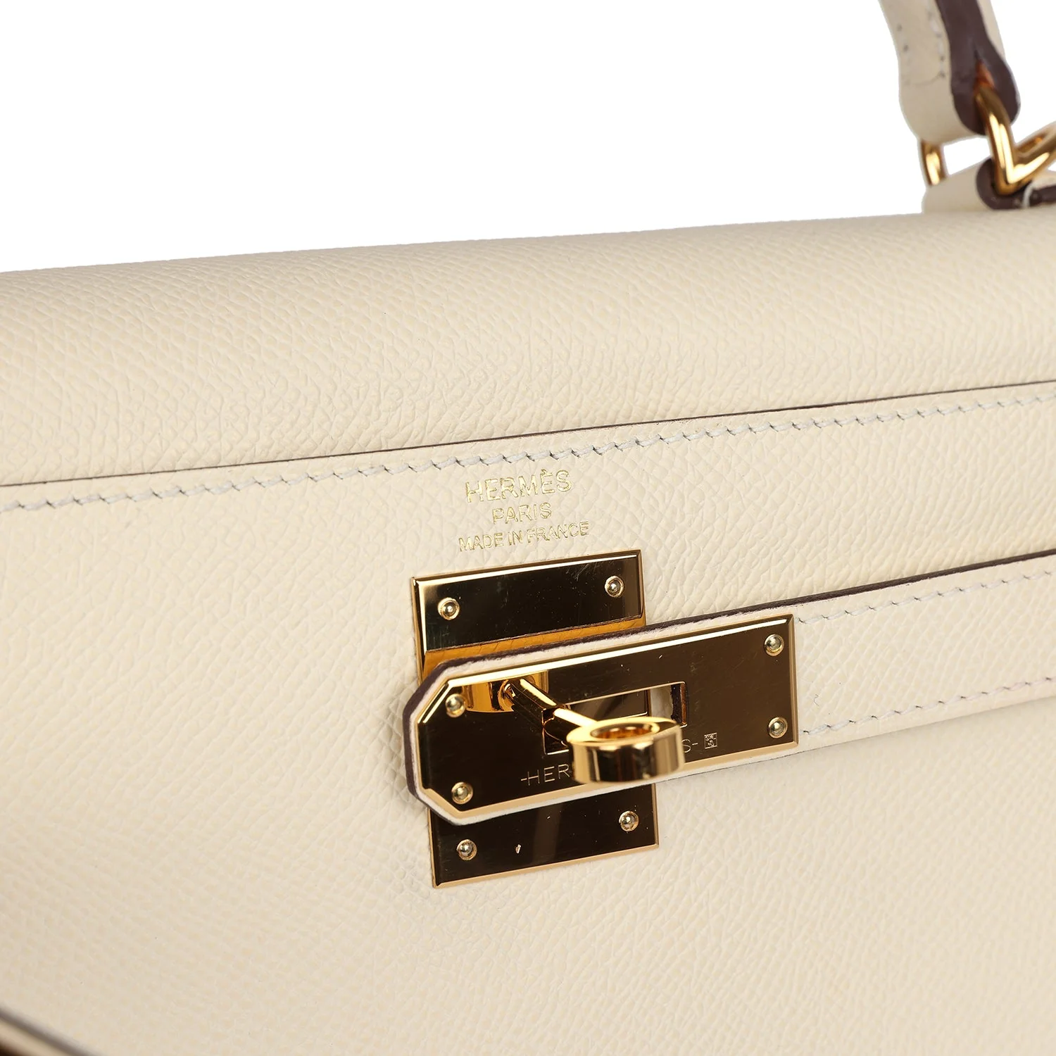 Replicate Hermes Kelly Sellier 28 Nata Epsom Gold Hardware(1:1 replica)