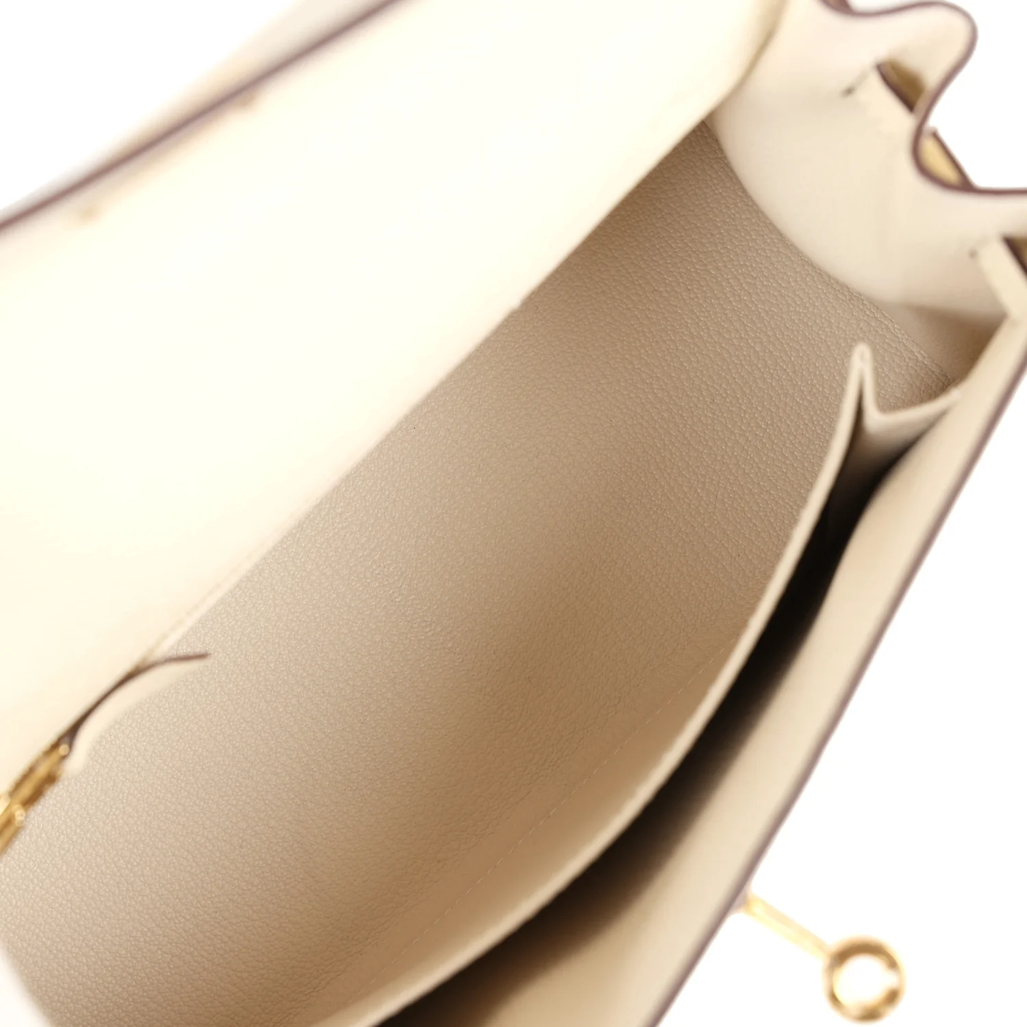 Replicate Hermes Kelly Sellier 25 Nata Epsom Gold Hardware(1:1 replica)