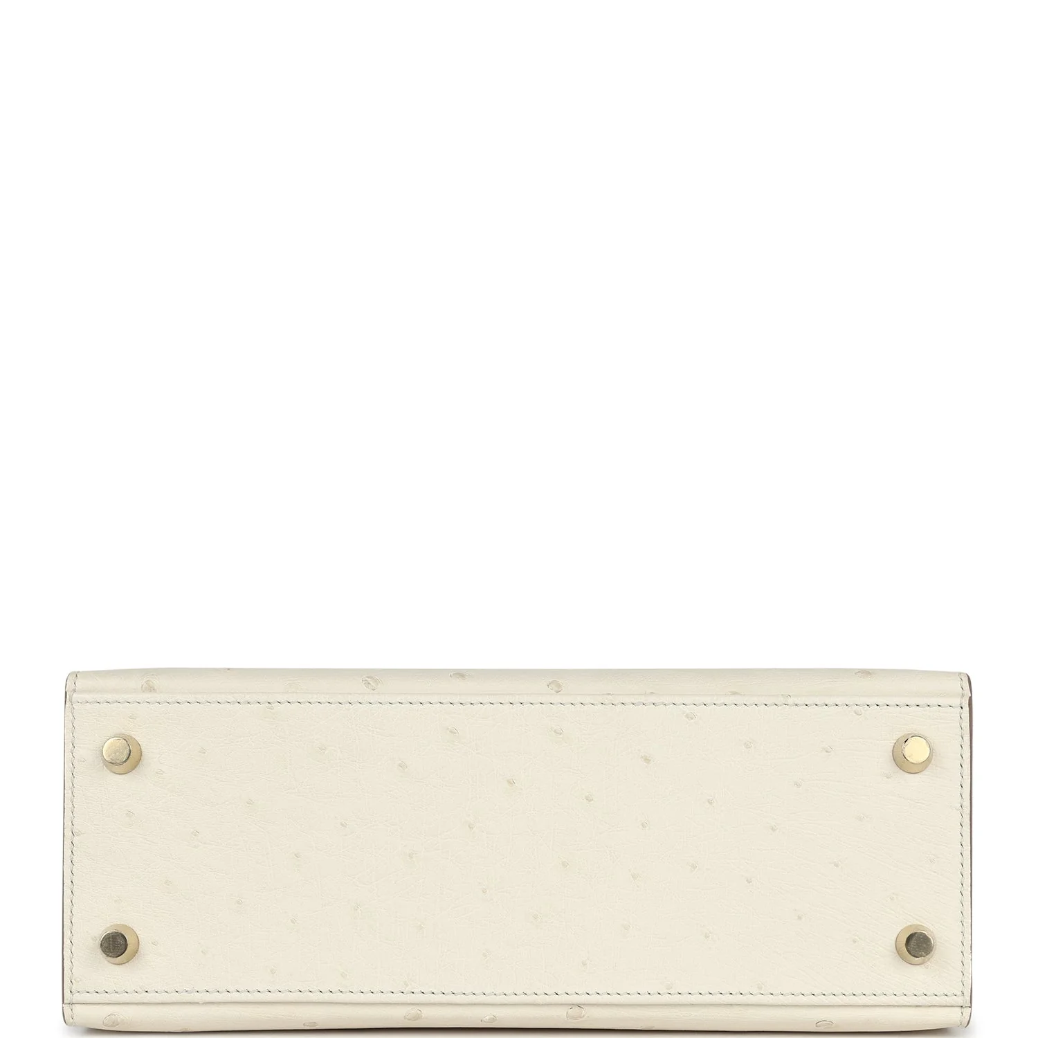Replicate Hermes Special Order (HSS) Kelly Sellier 25 Beton Ostrich Verso Brushed Gold Hardware(1:1 replica)