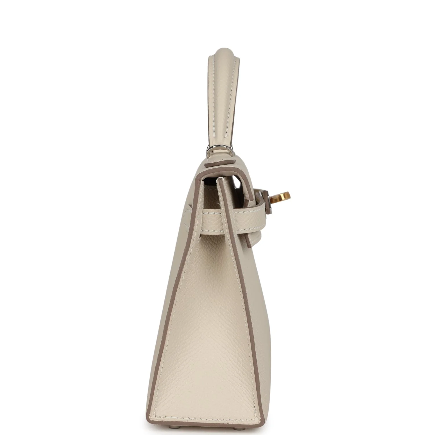 Replicate Hermes Kelly Sellier 20 Craie Epsom Electrum Hardware(1:1 replica)