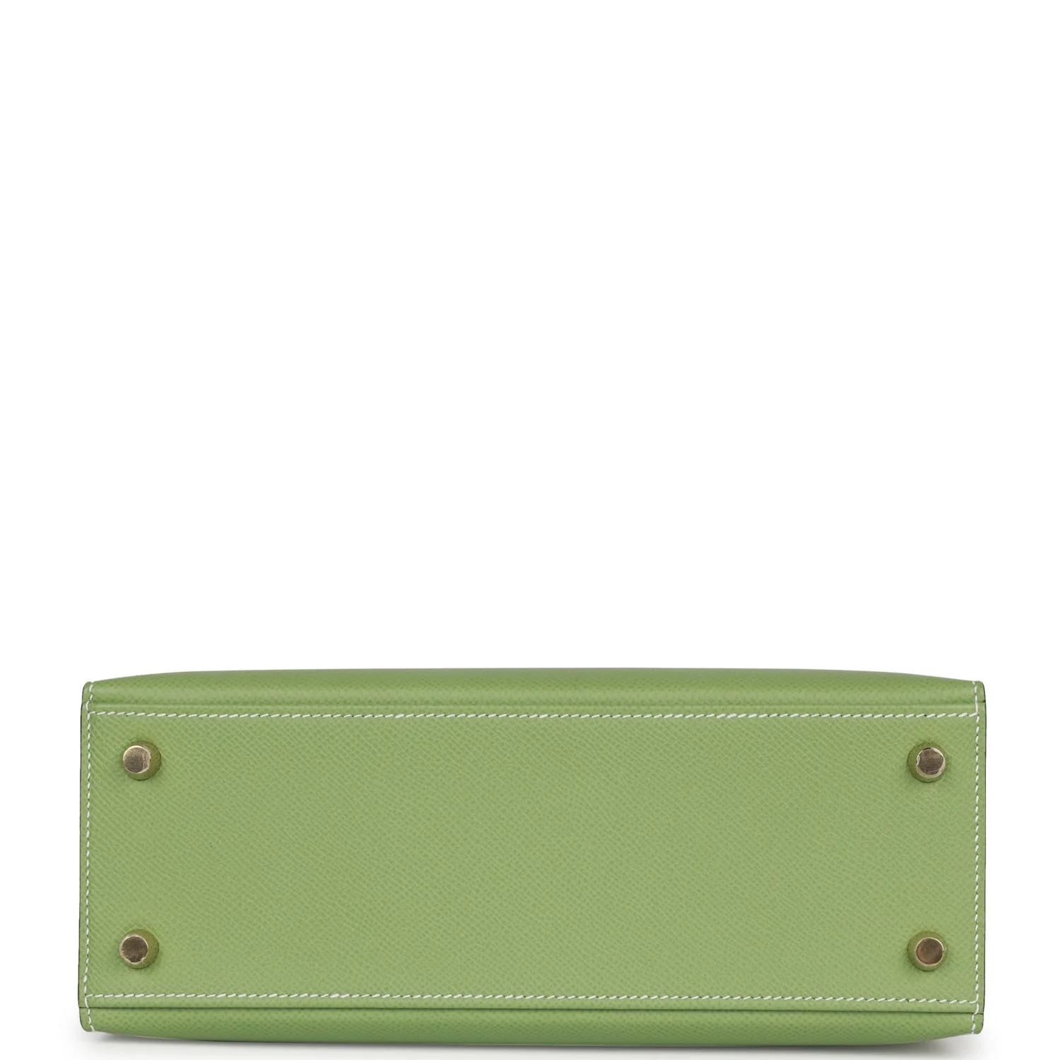Replicate Hermes Special Order (HSS) Kelly Sellier 25 Vert Criquet Epsom Permabrass Hardware(1:1 replica)