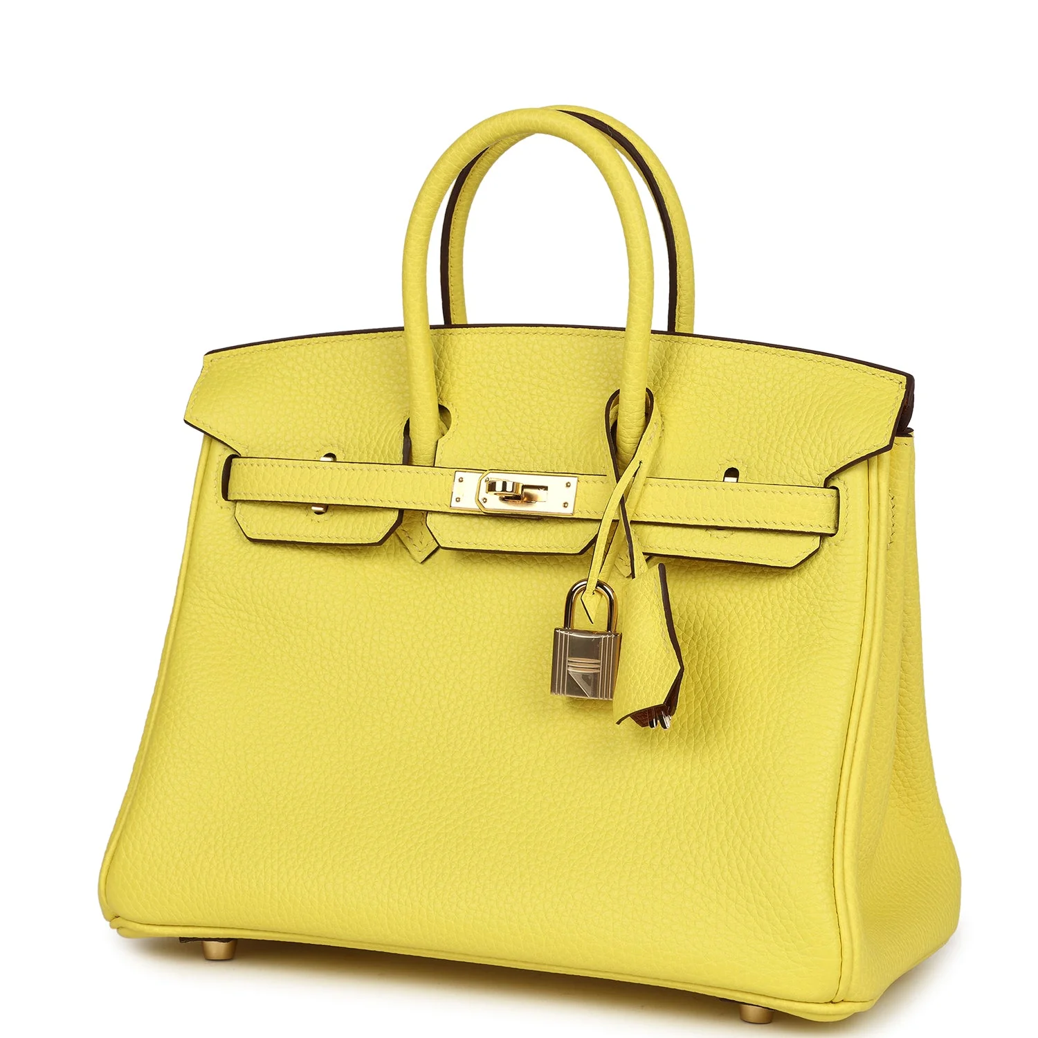 Replicate Hermes Special Order (HSS) Birkin 25 Lime Verso Clemence Rose Gold Hardware(1:1 replica)