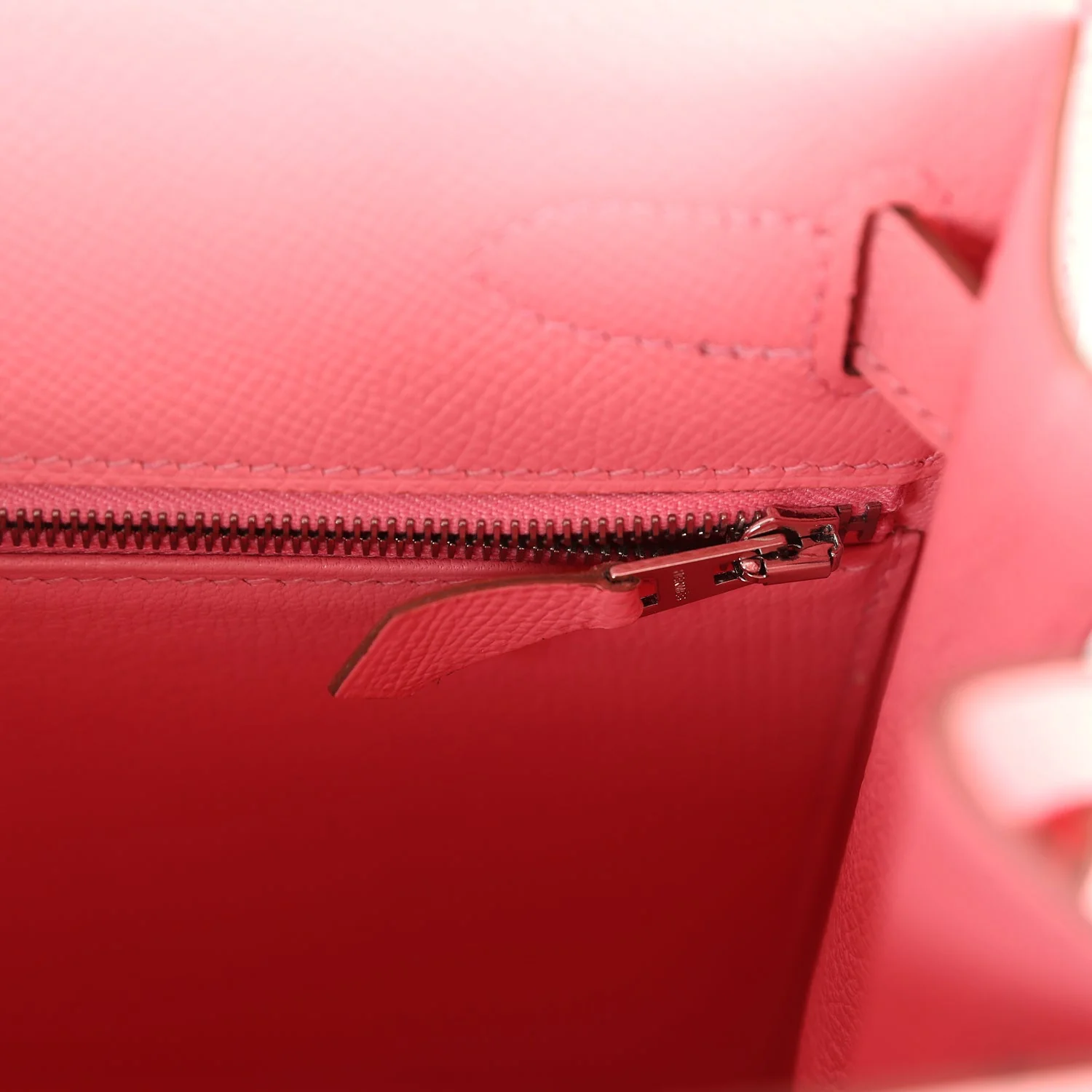 Replicate Hermes Kelly Sellier 28 Rose Confetti Epsom Palladium Hardware(1:1 replica)