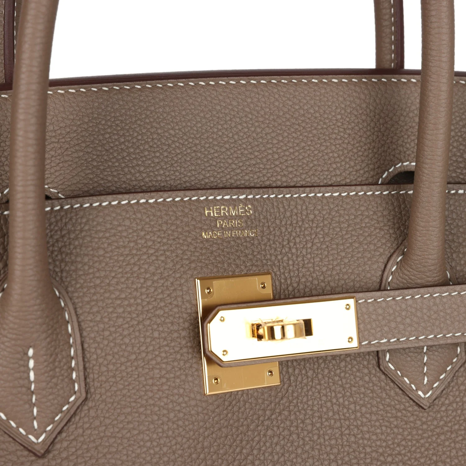 Replicate Hermes Birkin 40 Etoupe Togo Gold Hardware(1:1 replica)