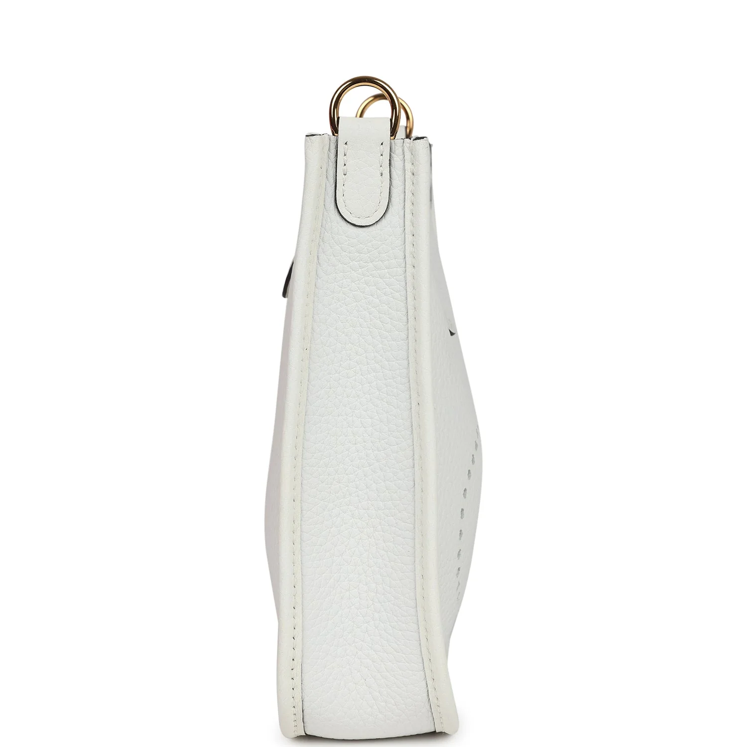 Replicate Hermes Evelyne TPM New White Clemence Gold Hardware(1:1 replica)
