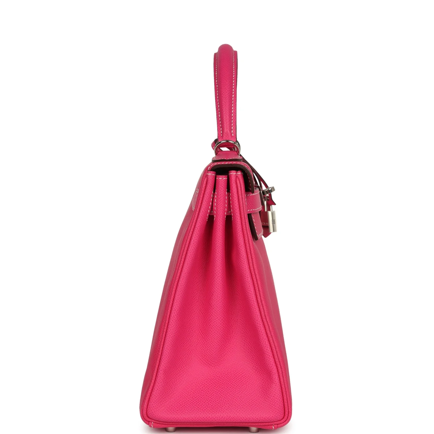 Replicate Hermes Kelly Retourne 28 Rose Tyrien Candy Epsom Palladium Hardware(1:1 replica)