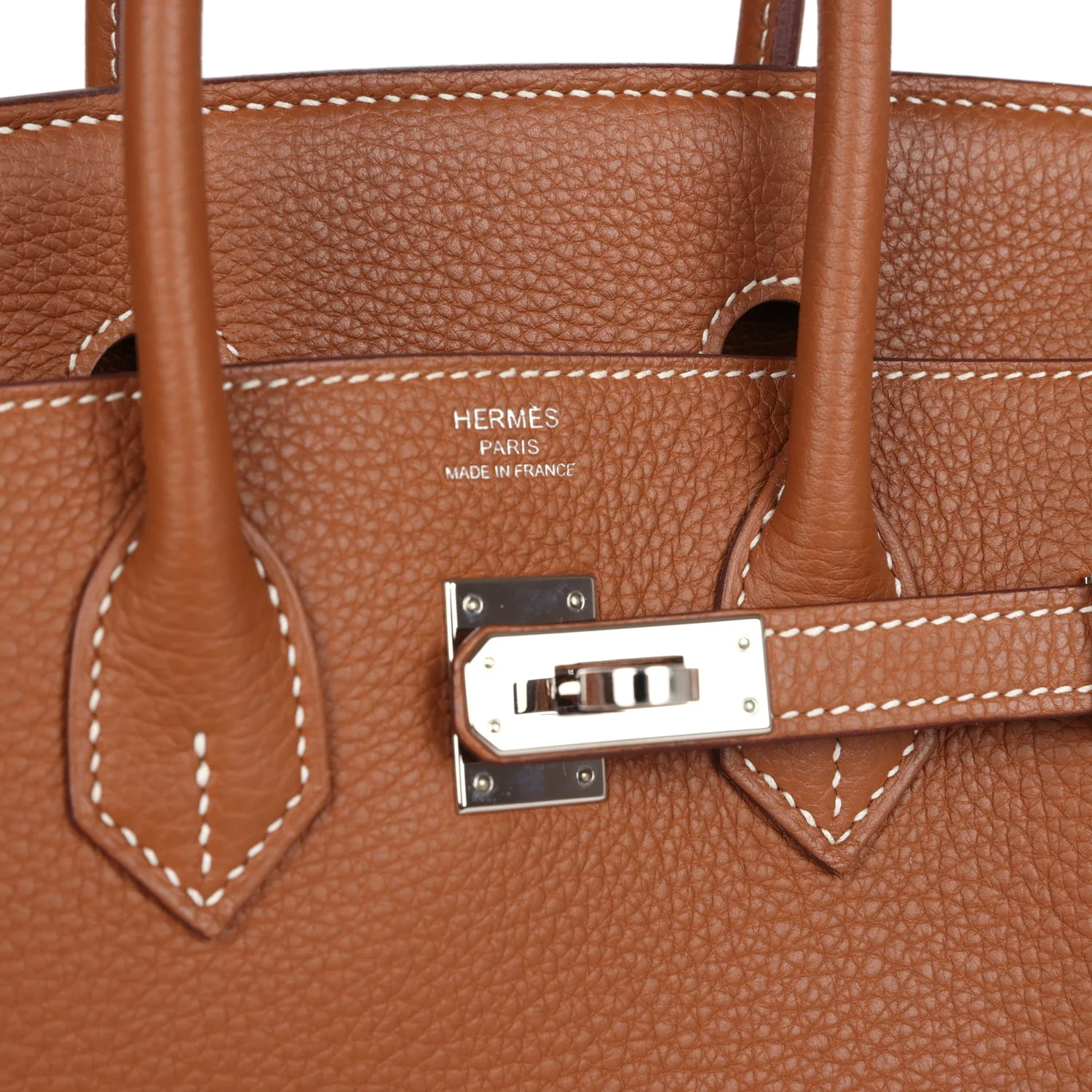 Replicate Hermes Birkin 25 Gold Togo Palladium Hardware(1:1 replica)