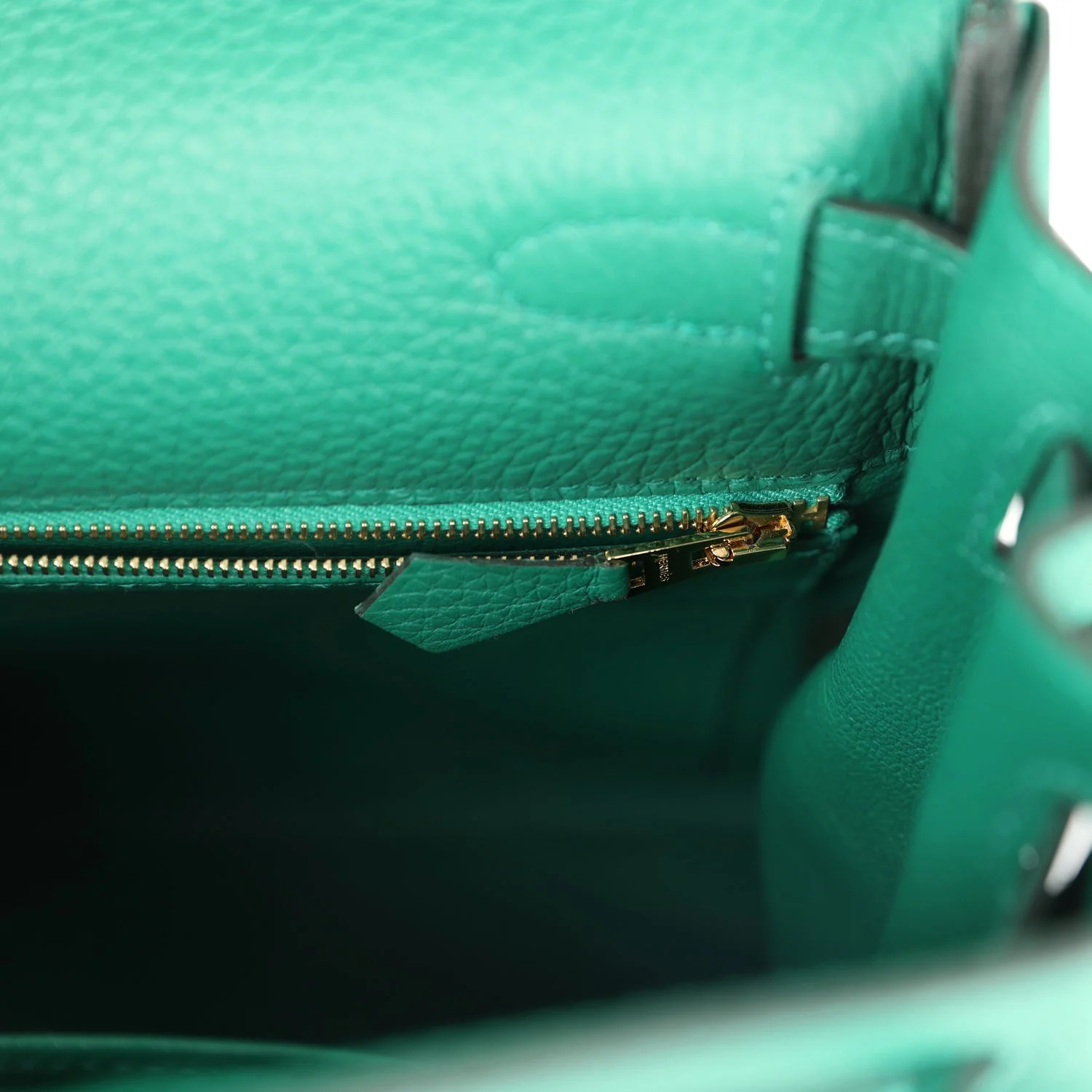 Replicate Hermes Kelly Retourne 28 Vert Vertigo Clemence Gold Hardware(1:1 replica)