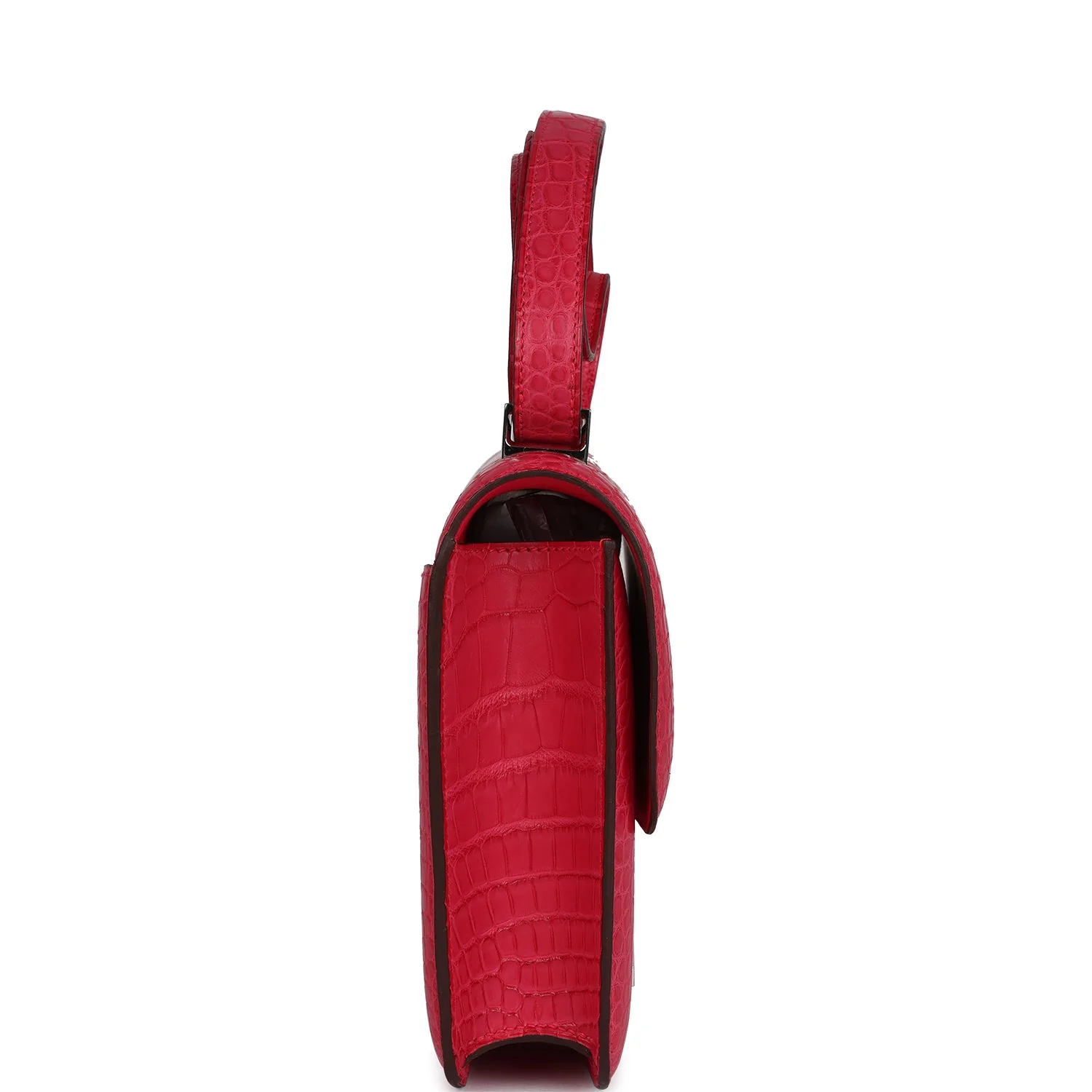 Replicate Hermes Constance 1-24 Rose Extreme Matte Alligator Palladium Hardware(1:1 replica)
