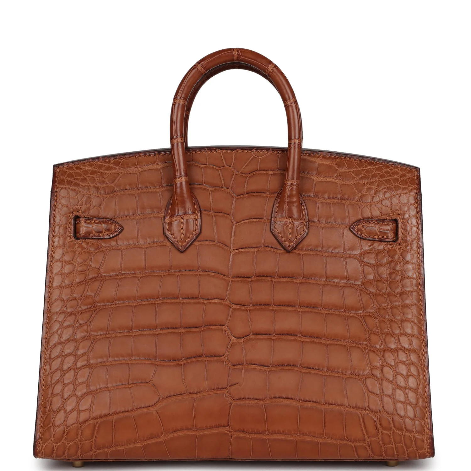 Replicate Hermes Birkin Sellier 20 Gold Matte Alligator Gold Hardware(1:1 replica)