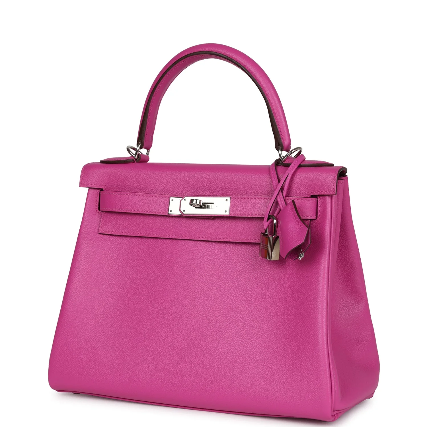 Replicate Hermes Kelly Retourne 28 Magnolia Evercolor Palladium Hardware(1:1 replica)
