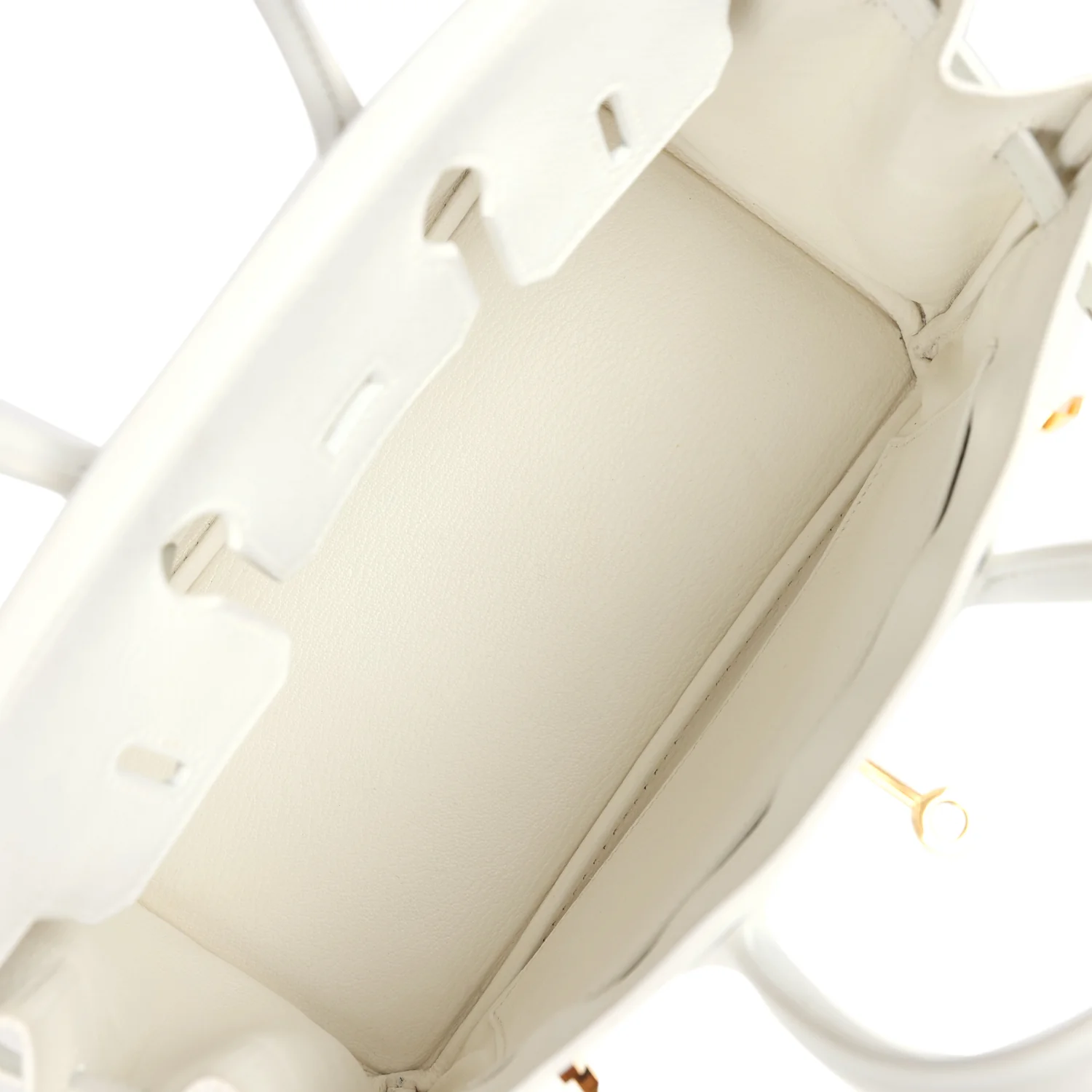 Replicate Hermes Birkin 25 White Epsom Gold Hardware(1:1 replica)