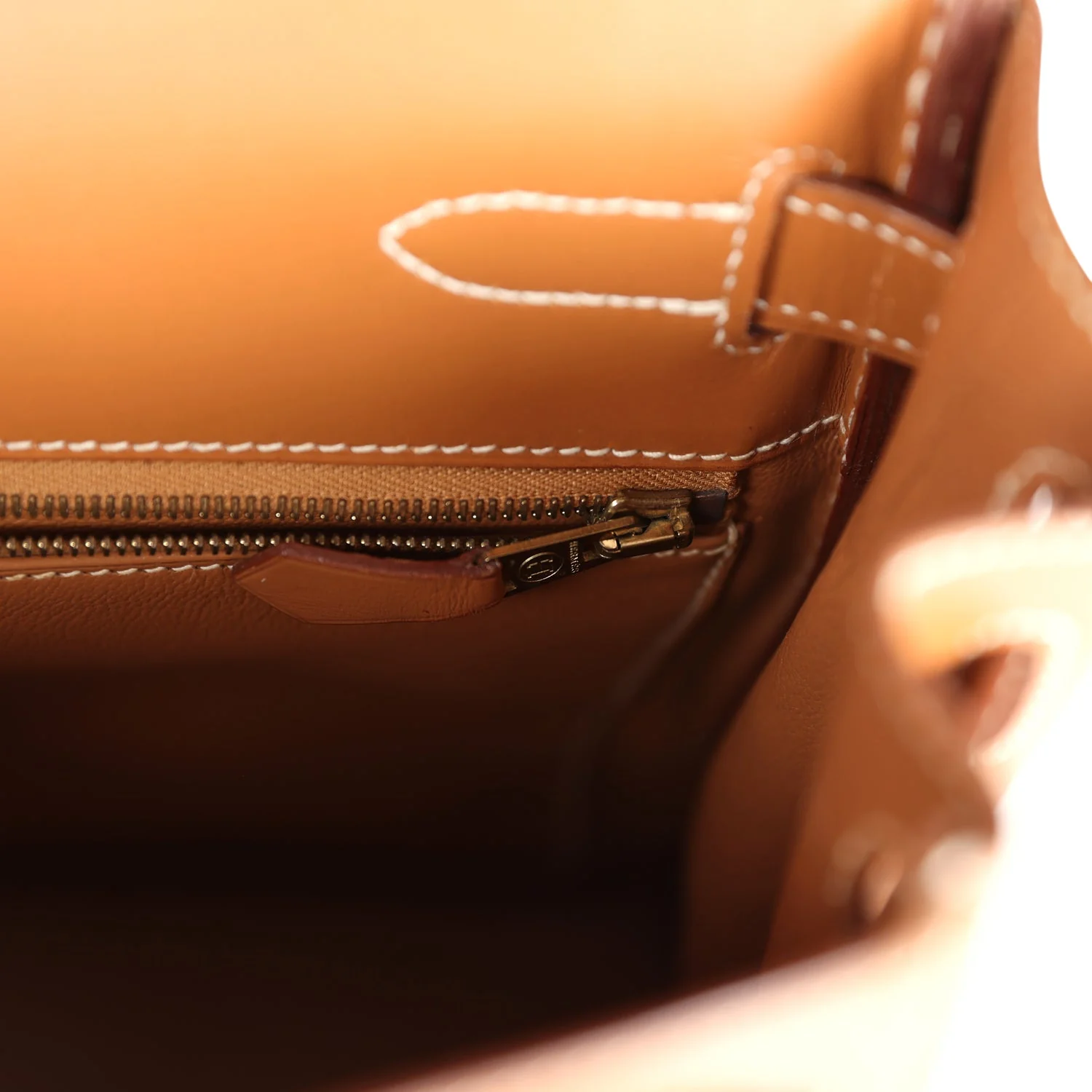 Replicate Vintage Hermes Kelly Retourne 32 Naturel Sable Chamonix Gold Hardware(1:1 replica)