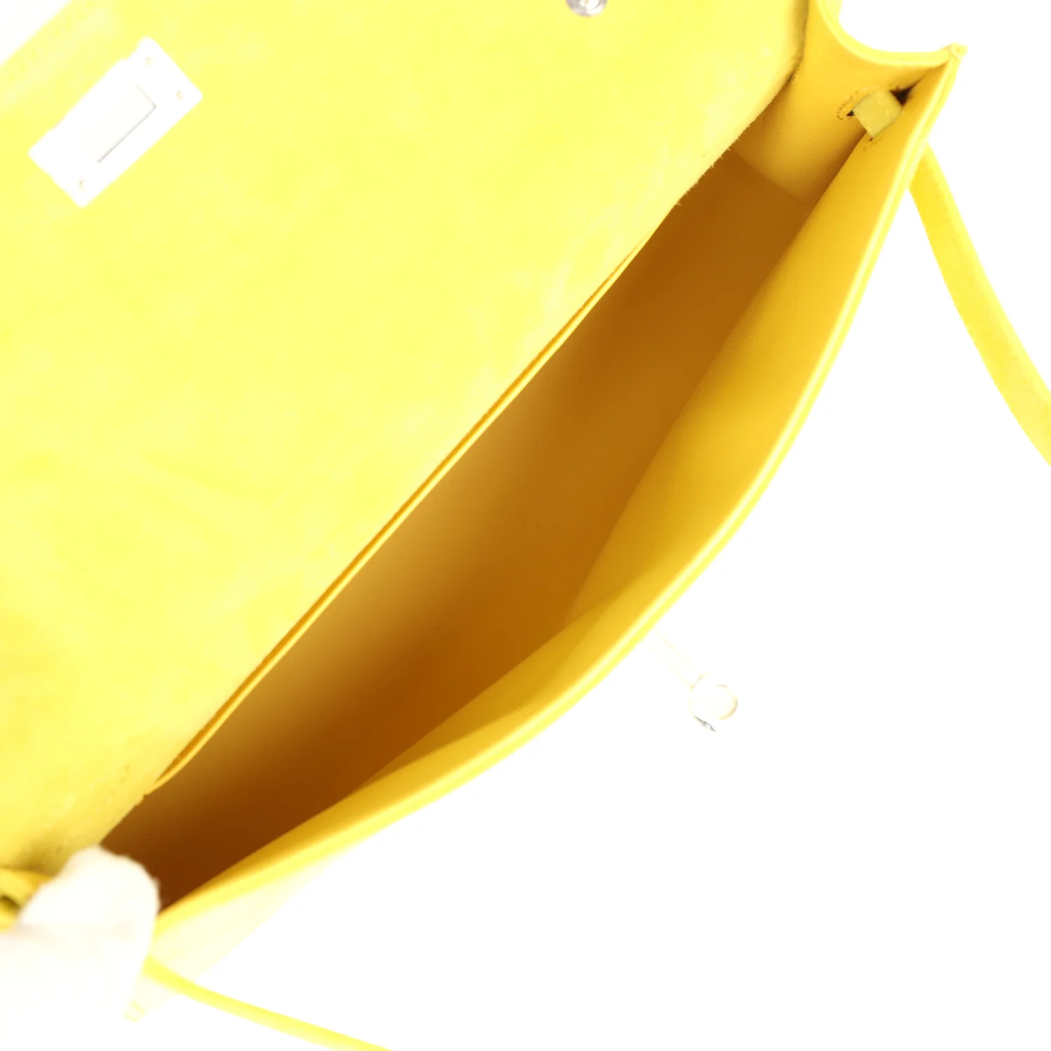 Replicate Hermes Kelly Elan Jaune De Naples Doblis Palladium Hardware(1:1 replica)