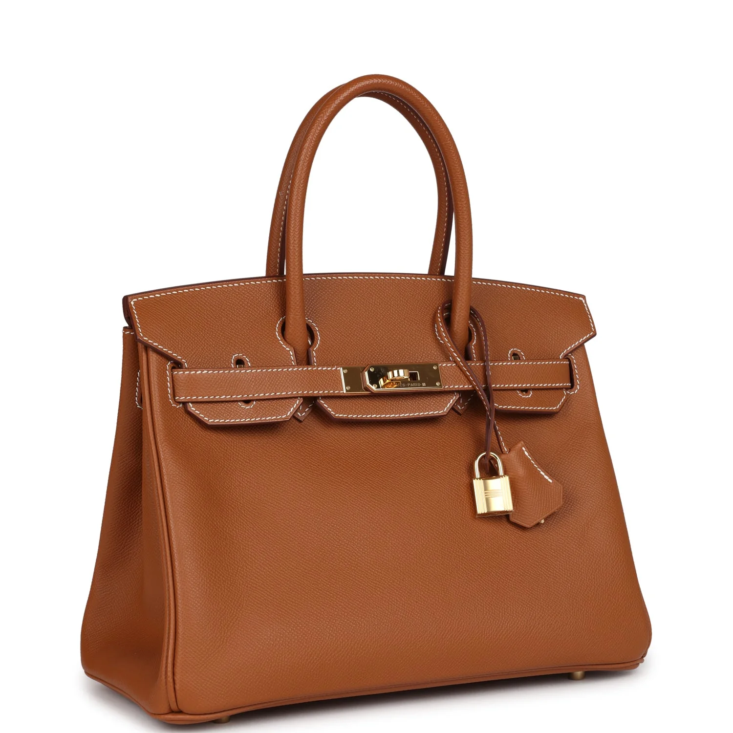 Replicate Hermes Birkin 30 Gold Epsom Gold Hardware(1:1 replica)