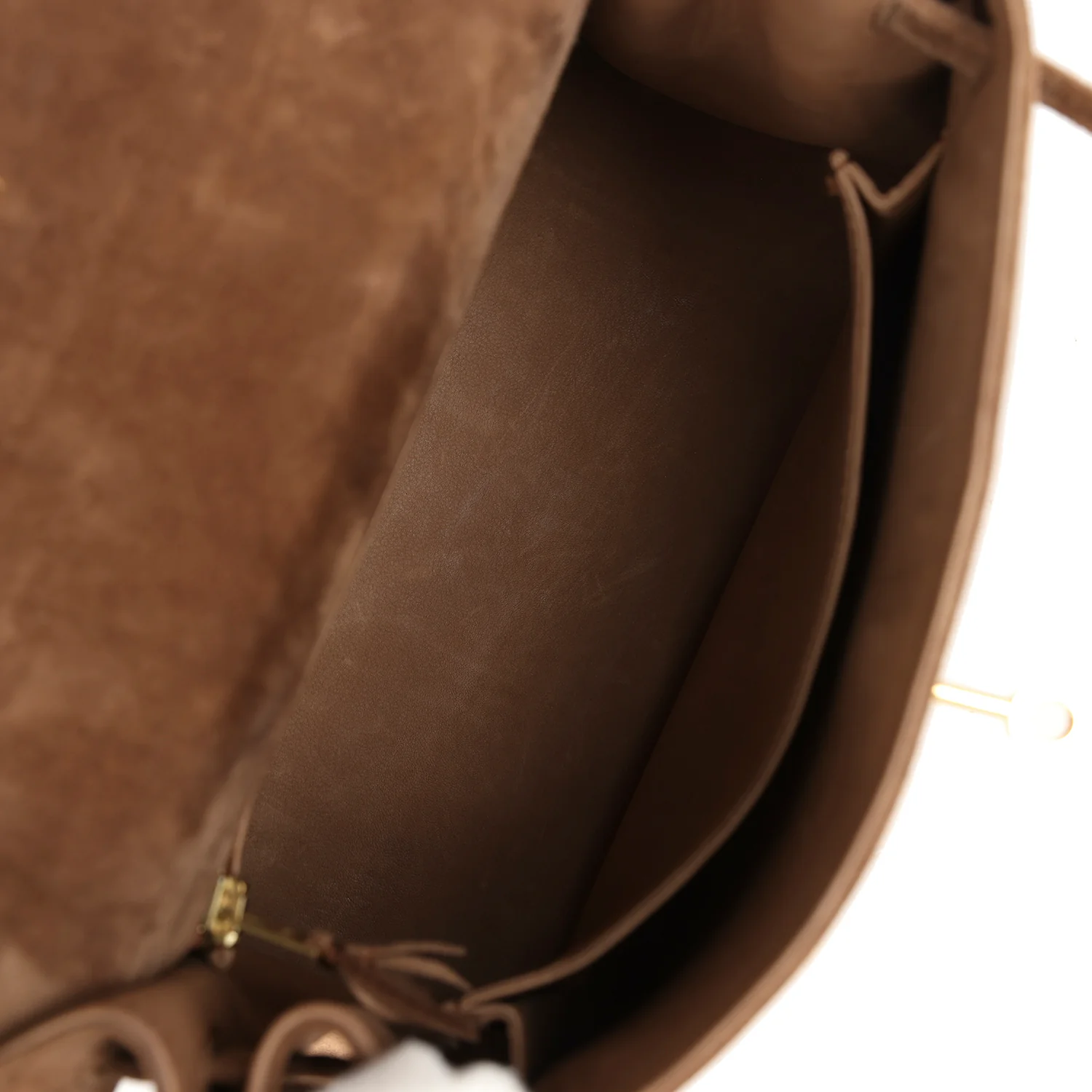 Replicate Vintage Hermes Kelly 25 Brown Doblis Gold Hardware(1:1 replica)