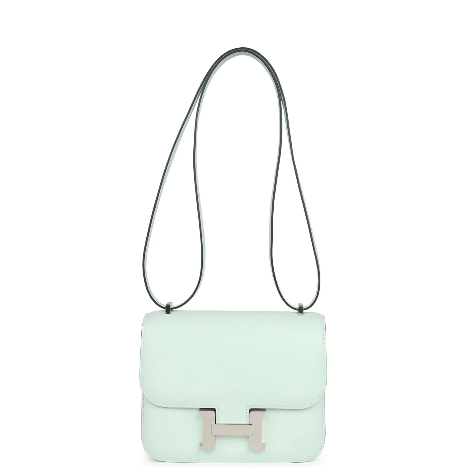 Replicate Hermes Constance 18 Vert Peppermint Swift Palladium Hardware(1:1 replica)