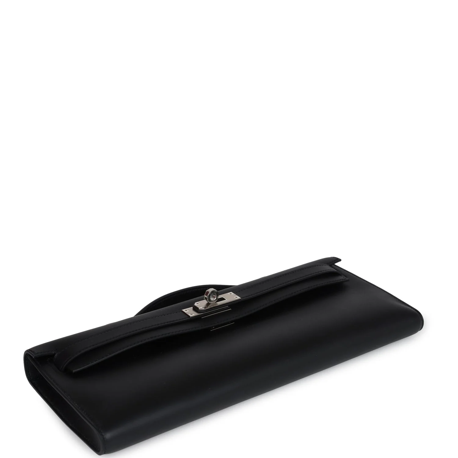 Replicate Hermes Kelly Cut Black Swift Palladium Hardware(1:1 replica)
