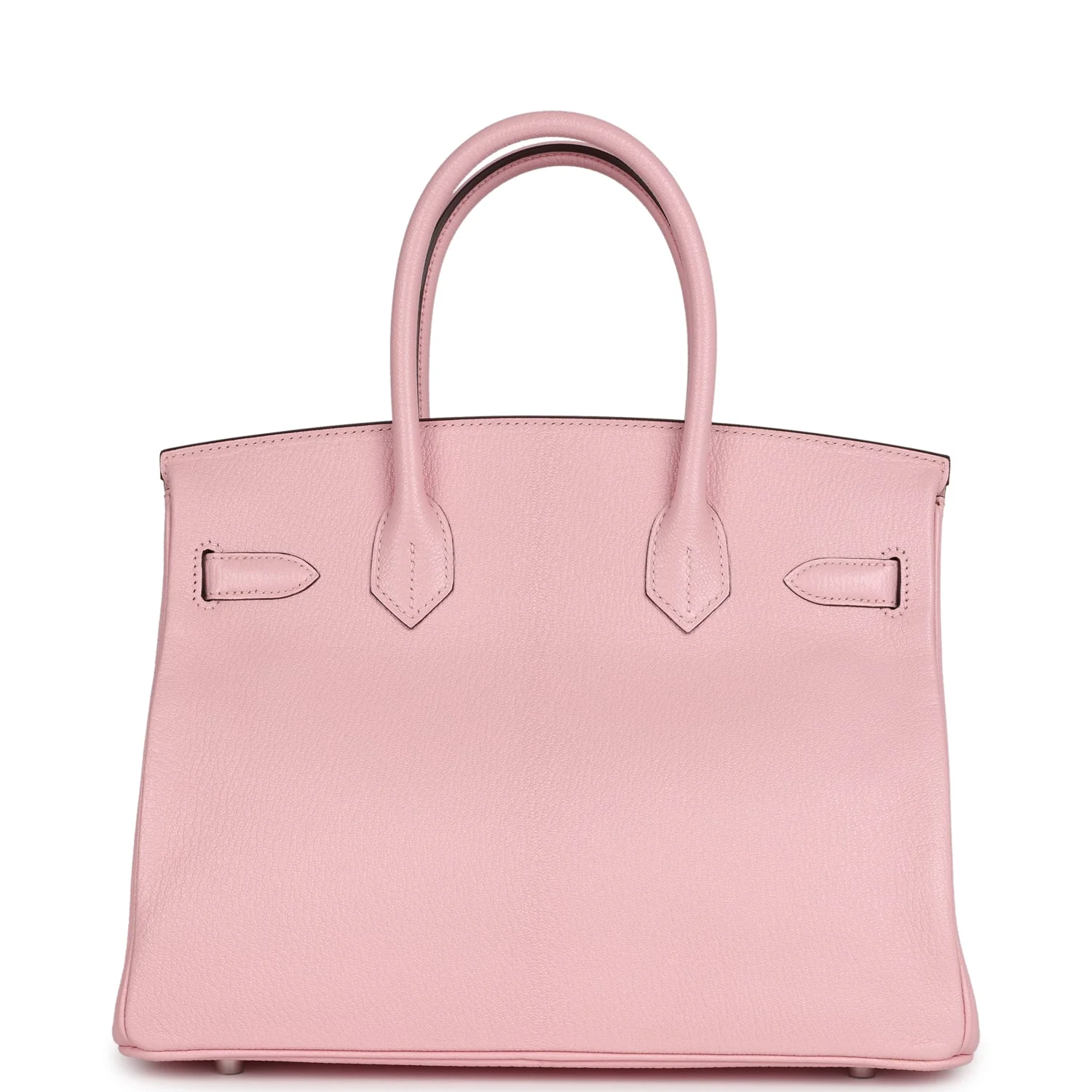 Replicate Hermes Special Order (HSS) Birkin 30 Rose Sakura Verso Chèvre Palladium Hardware(1:1 replica)