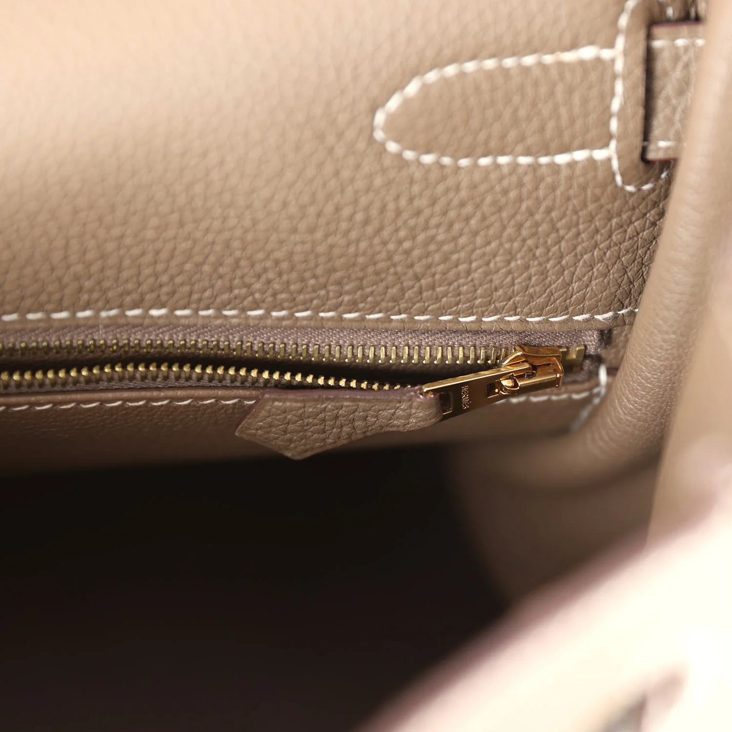 Replicate Hermes Kelly Retourne 35 Etoupe Togo Gold Hardware(1:1 replica)